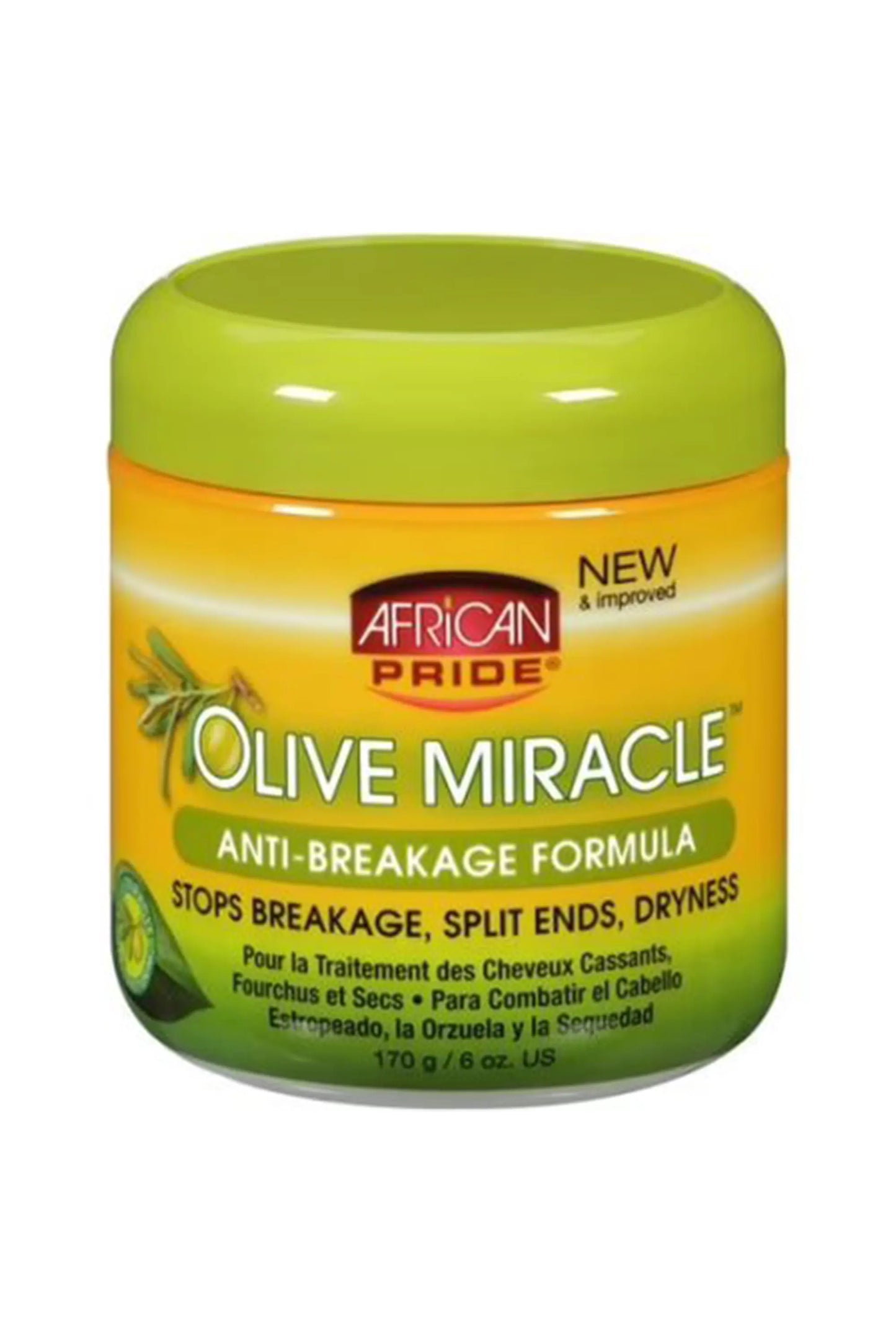 AFRICAN PRIDE OLIVE MIRACLE ANTI-BREAKAGE FORMULA 6oz