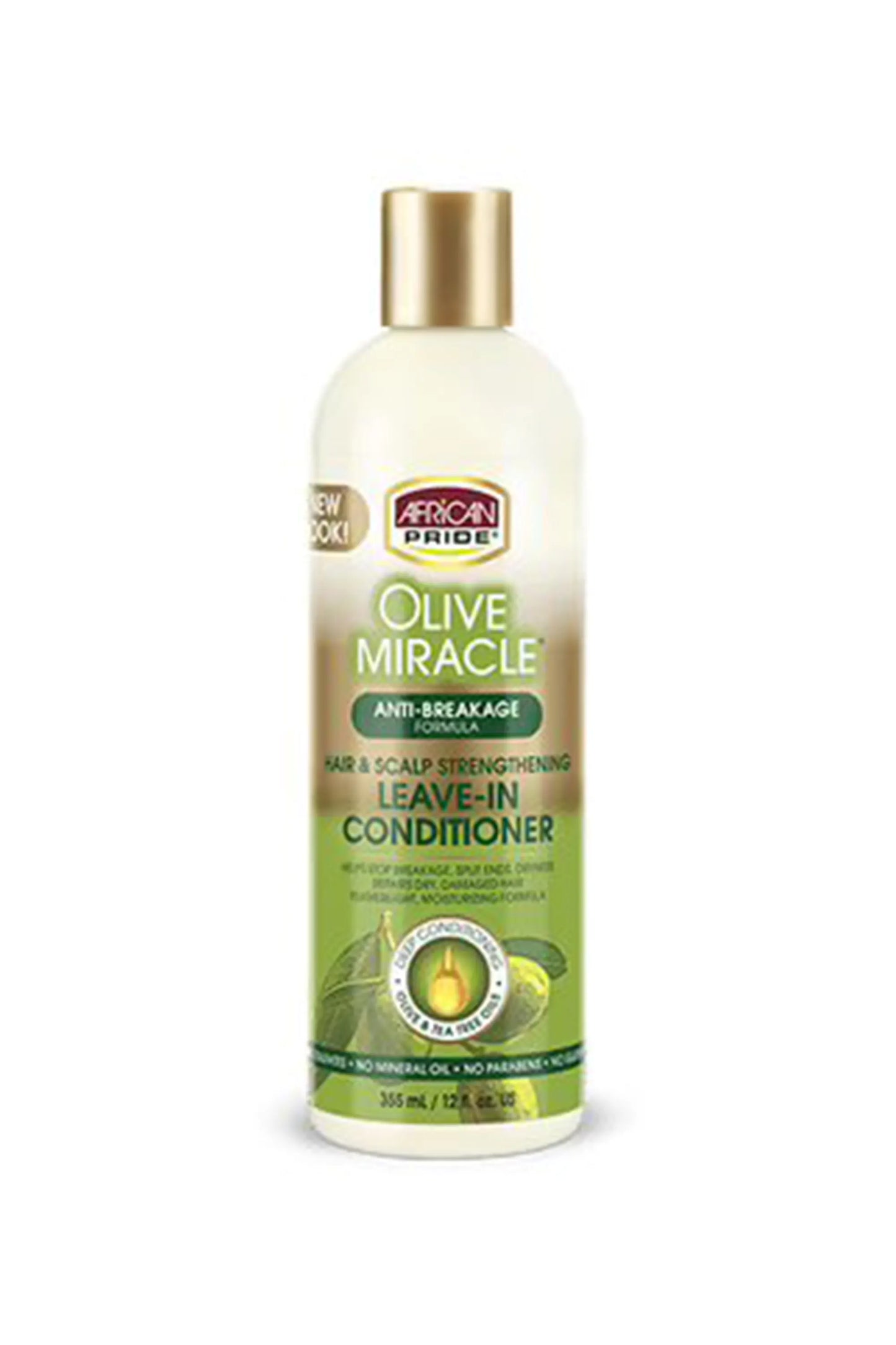 AFRICAN PRIDE OLIVE MIRACLE LEAVE-IN CONDITIONER 12oz
