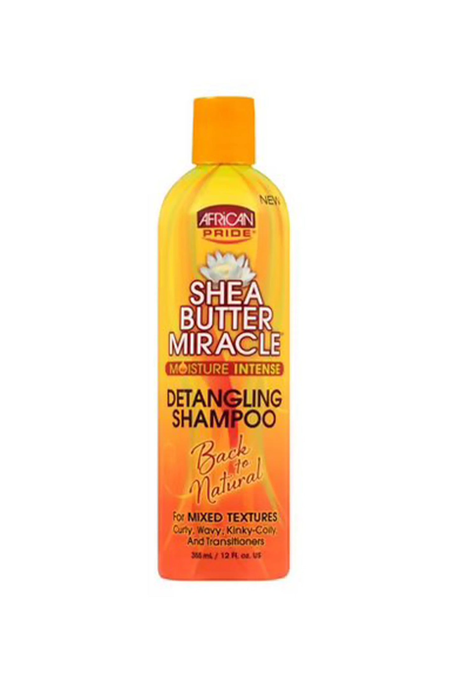 AFRICAN PRIDE SHEA BUTTER DETANGLING SHAMPOO 12oz