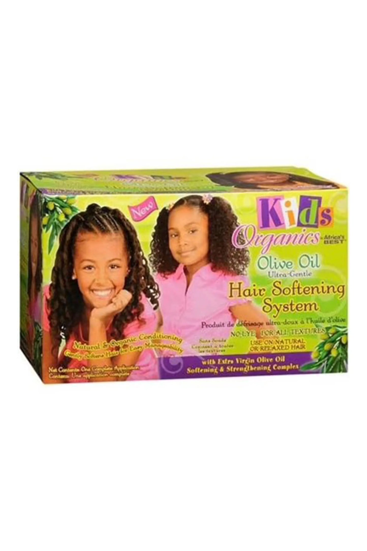 Africa's Best Kids Originals Olive Oil Ultra-Gentle Hair Softening System