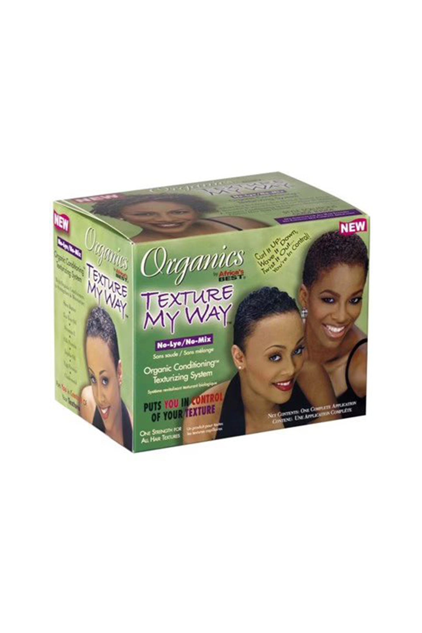Africa's Best Organics Texture My Way No-Lye No-Mix Texturizing System Kit