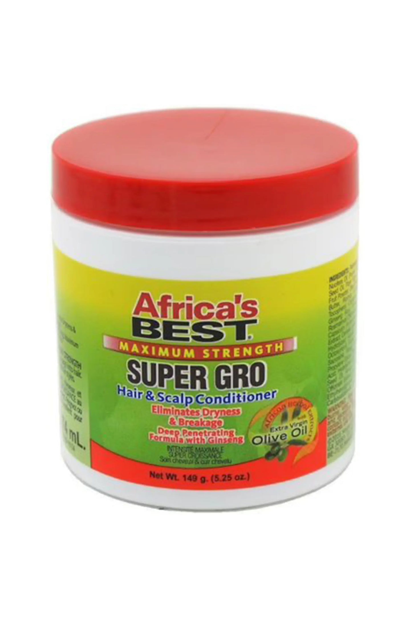 Africa's Best Super Gro Hair & Scalp Conditioner Maximum Strength 149 Gr