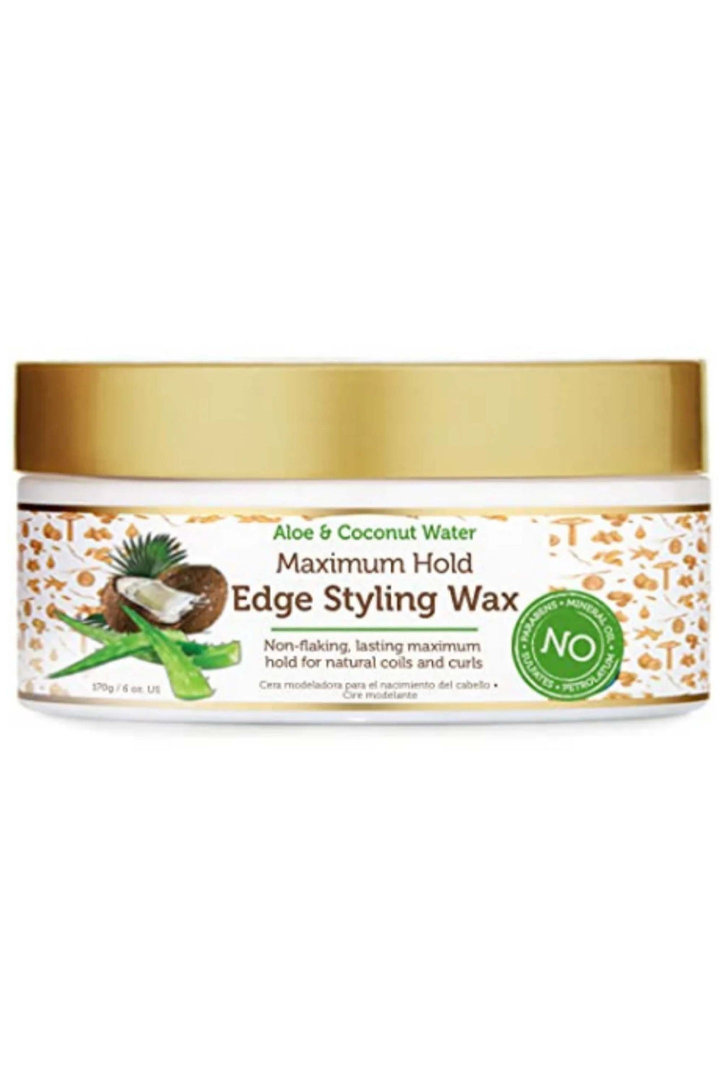 African Pride Maximum Hold Edge Styling Wax 6Oz