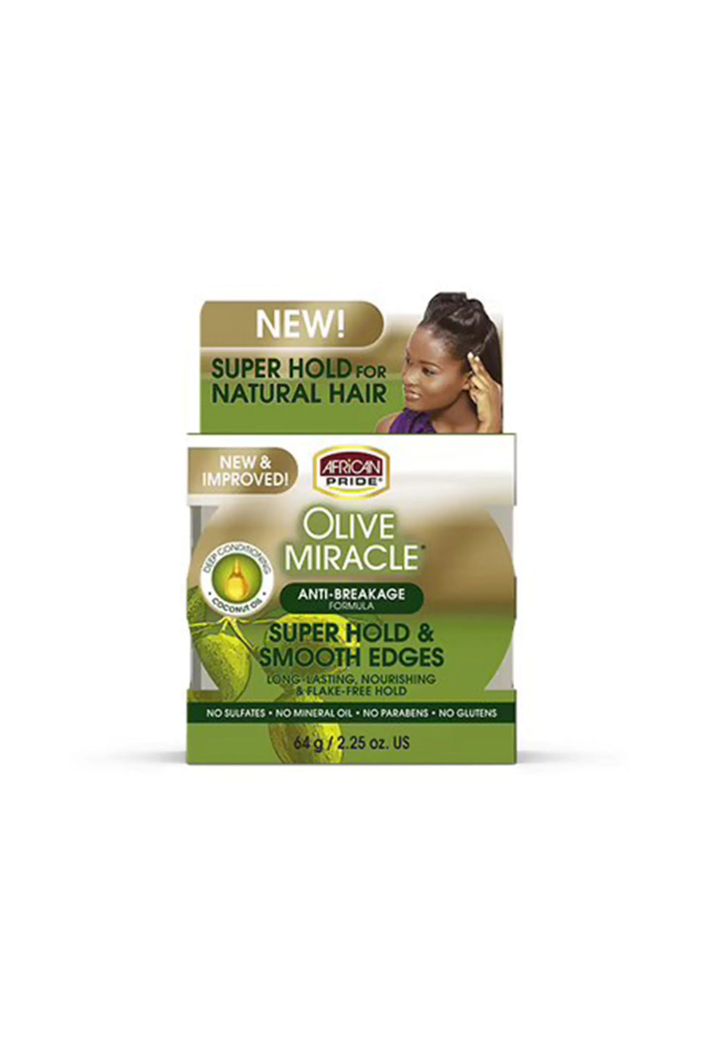 African Pride Olive Miracle Silky Smooth Edges 2.25oz