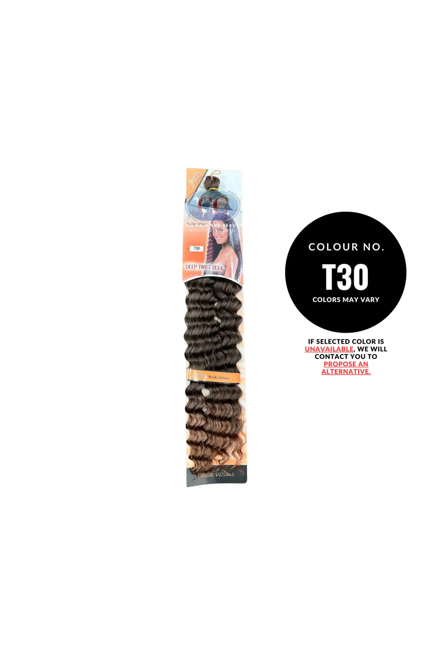 Aftress Deep Twist Bulk Synthetic Hair Braiding