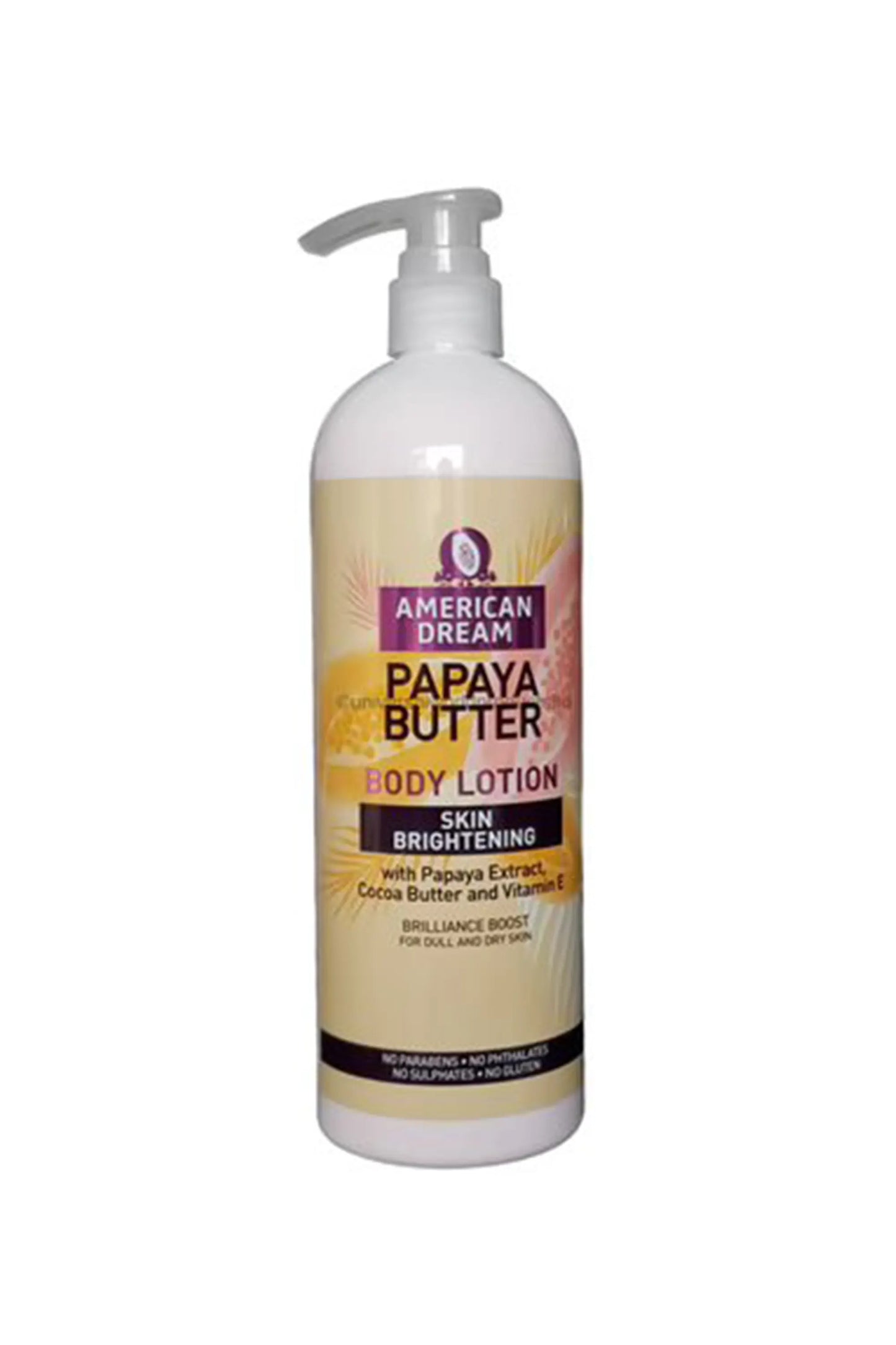 American Dream Cocoa Butter Body Lotion W/Papaya 750ml