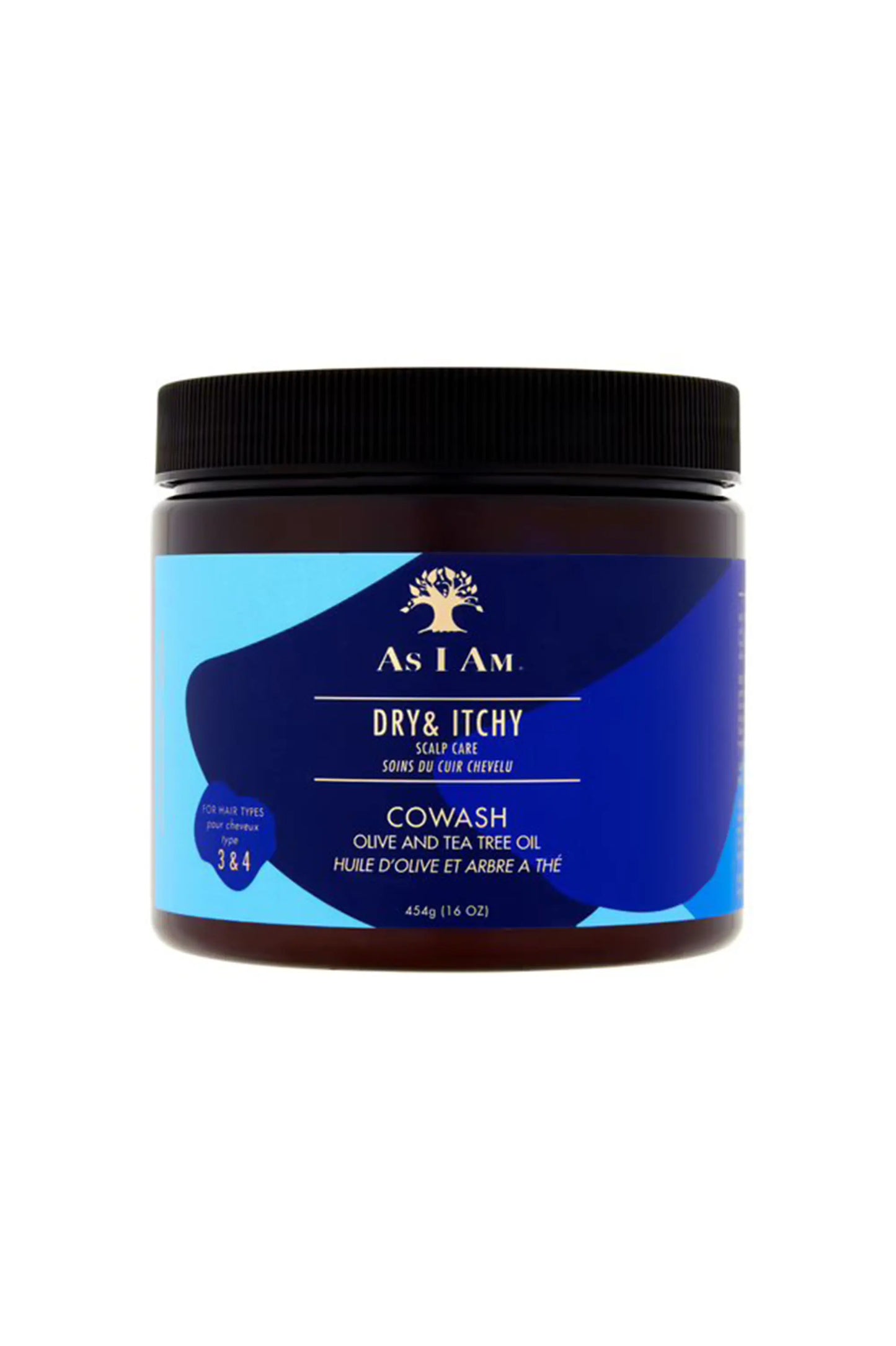 As I Am Dry And Itchy Scalp Care Olive And Tea Tree Oil Co-Wash 454 Gr