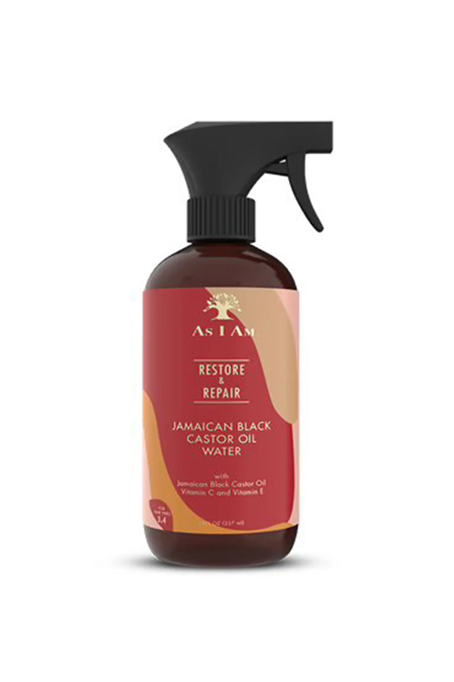 As I Am Jamaican Black Castor Oil Vegan Water With Ceramide And Vitamin C & E 473ml