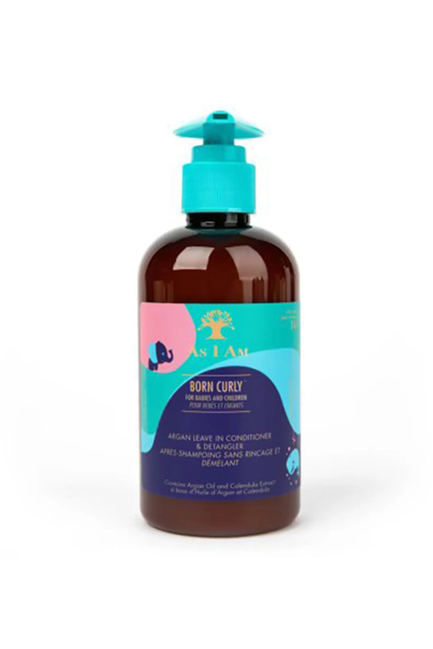 As I Am Naturally Born Curly Argan Leave-In Conditioner & Detangler 8 Oz