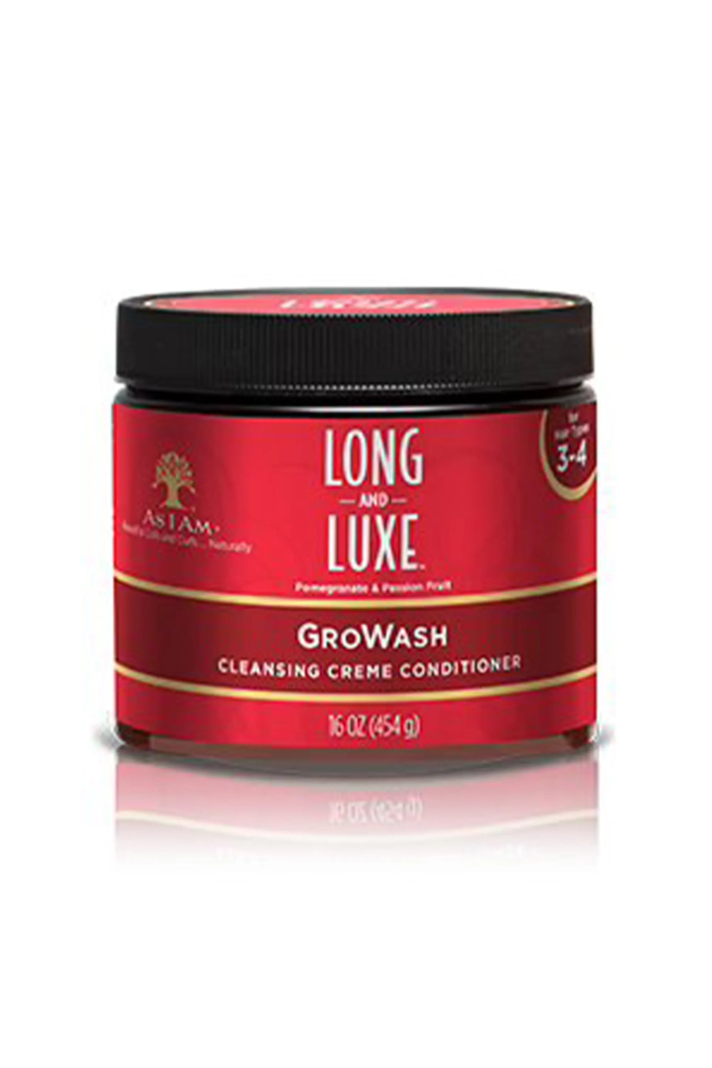 As I Am Naturally Long & Luxe Growash Cleansing Creme Conditioner 16 Oz / 454 Gr