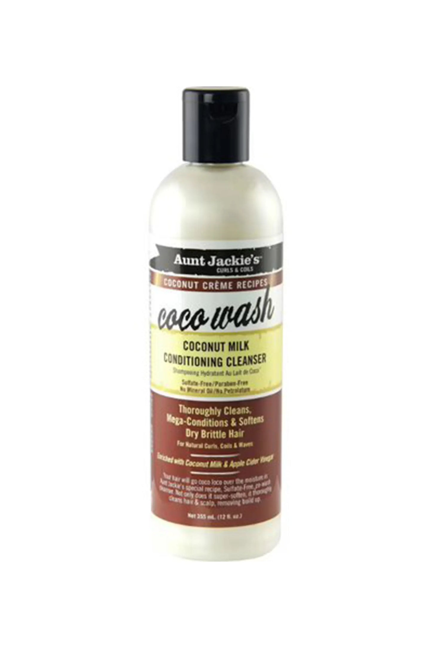 Aunt Jackie's Coco Wash Coconut Milk Conditioning Cleanser 355ml