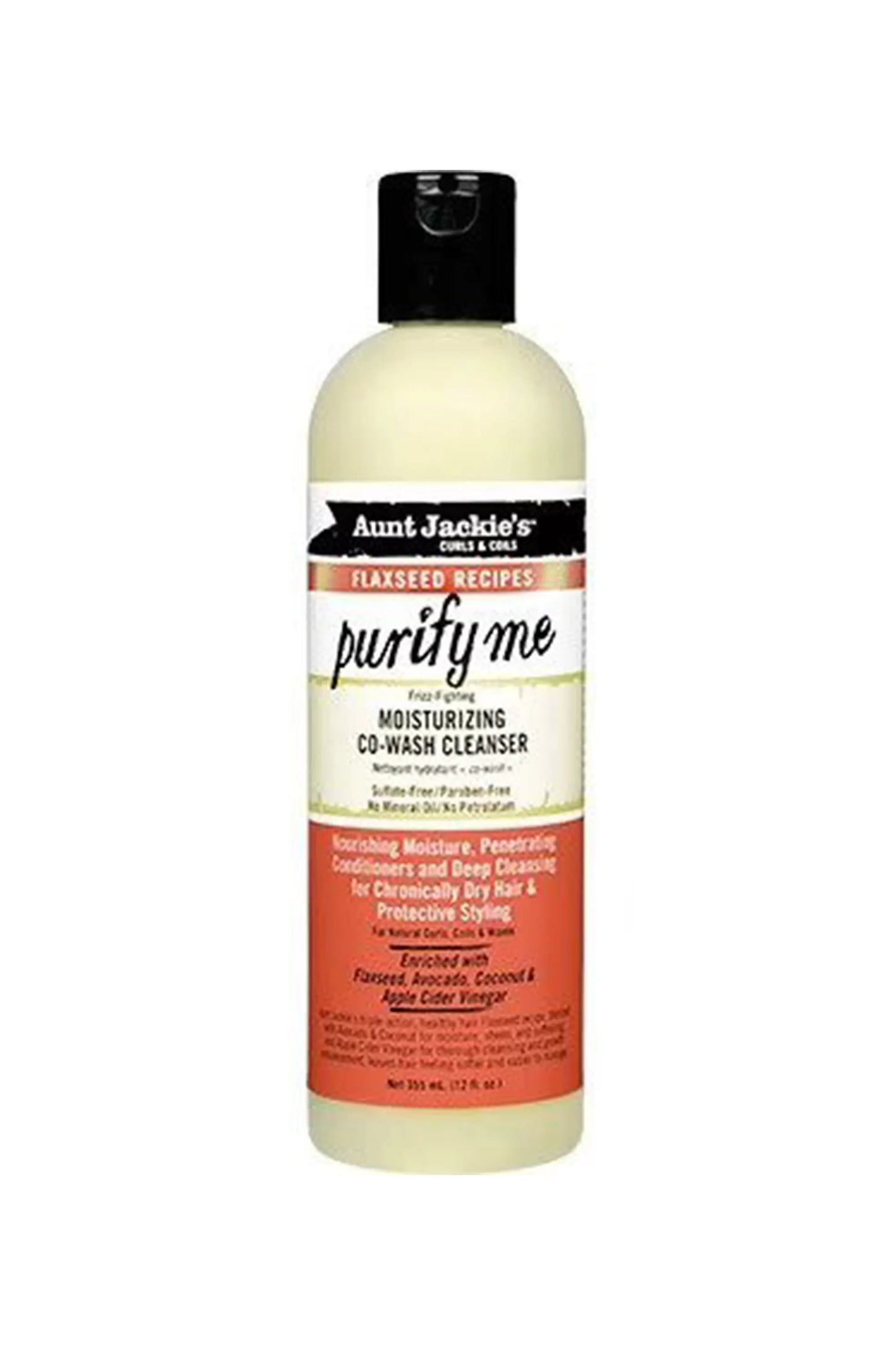Aunt Jackie's Flaxseed Purify Me Co-Wash 12 Oz