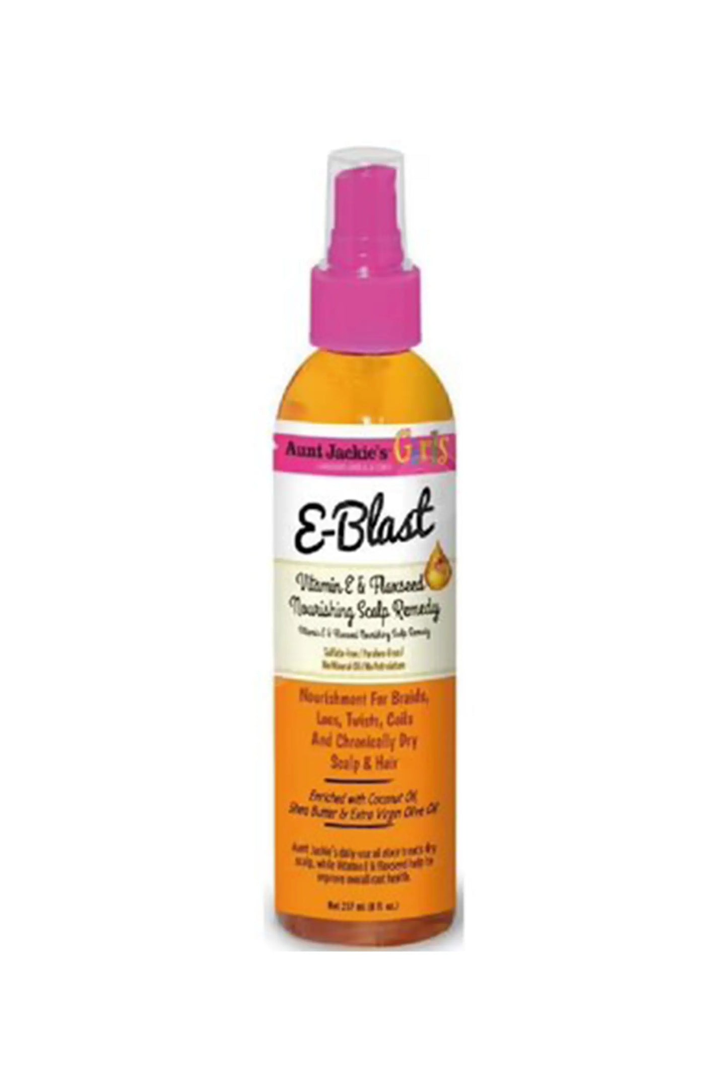 Aunt Jackies Girl E-Blast Vitamin E & Flaxseed Scalp Remedy 8oz