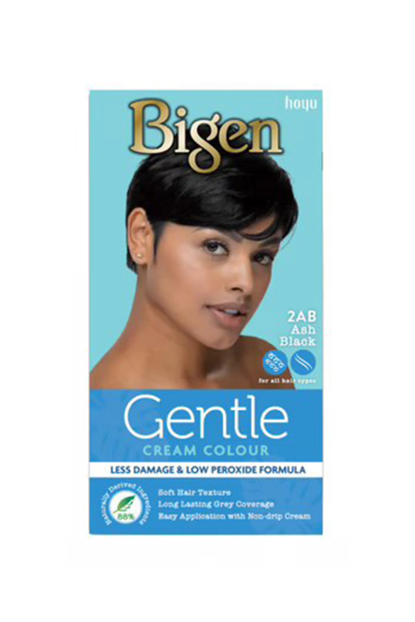 Bigen Gentle Cream Colour 2AB Ash Black