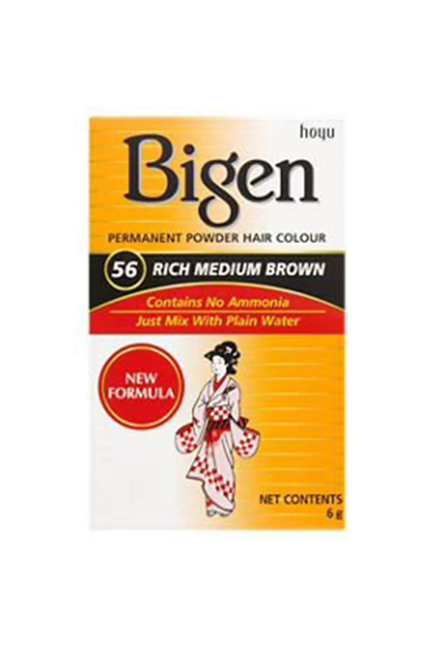 Bigen Hair Color Rich Medium Brown No. 56