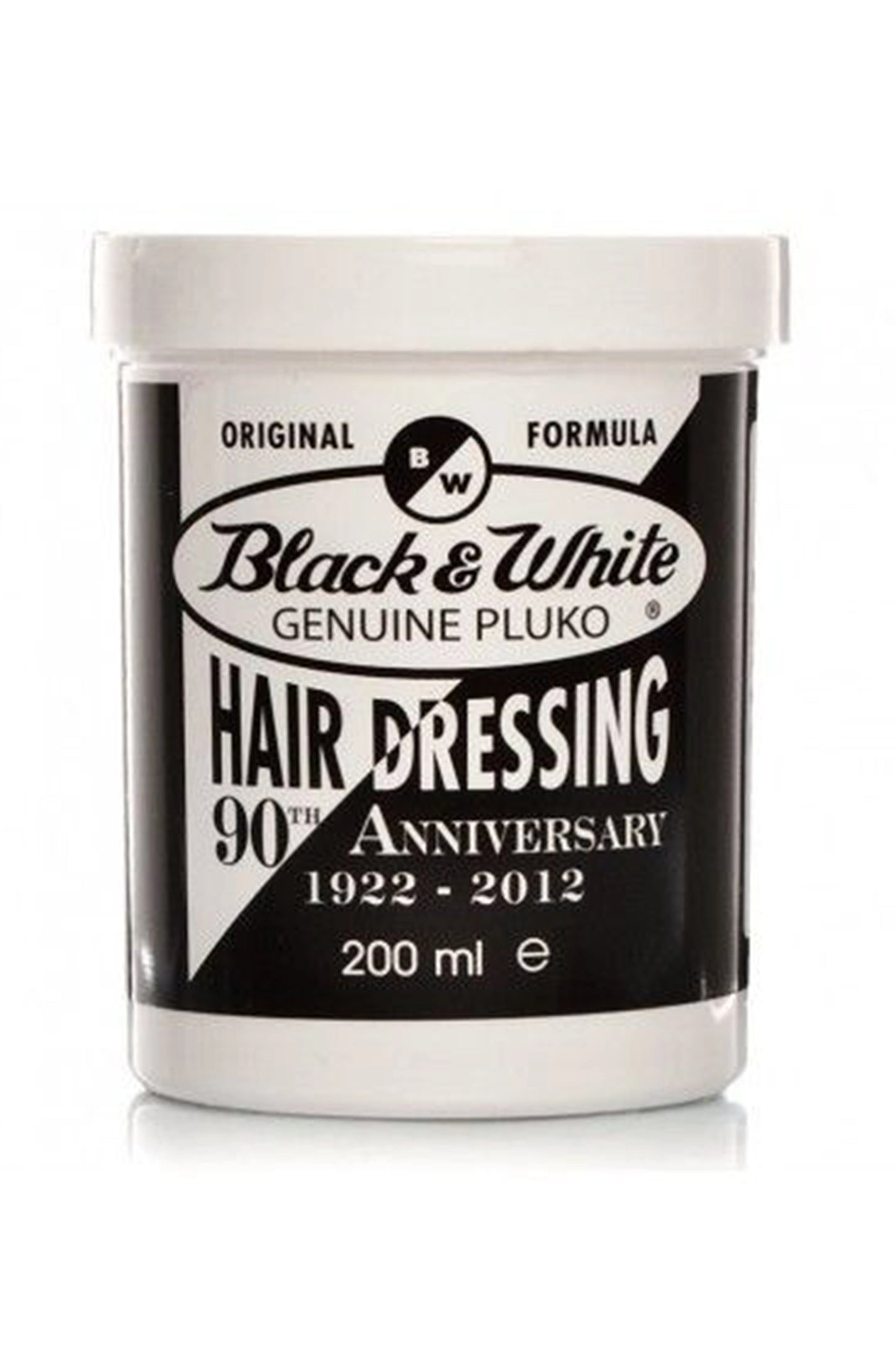 Black And White Pluko Hair Dressing Pomade 200ml