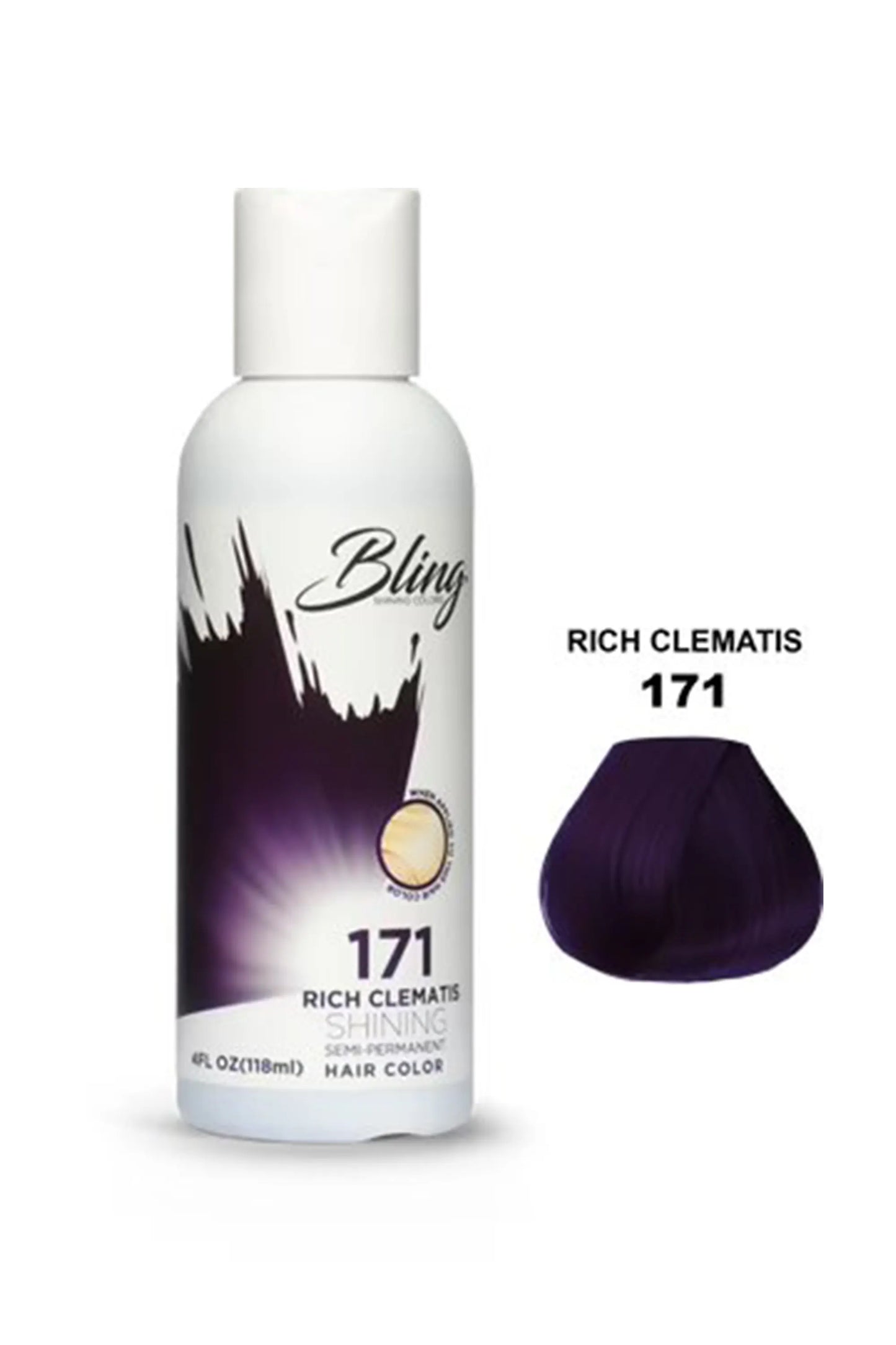 Bling Semi Permanent Hair Color 171 - Rich Clemitas 118 Ml