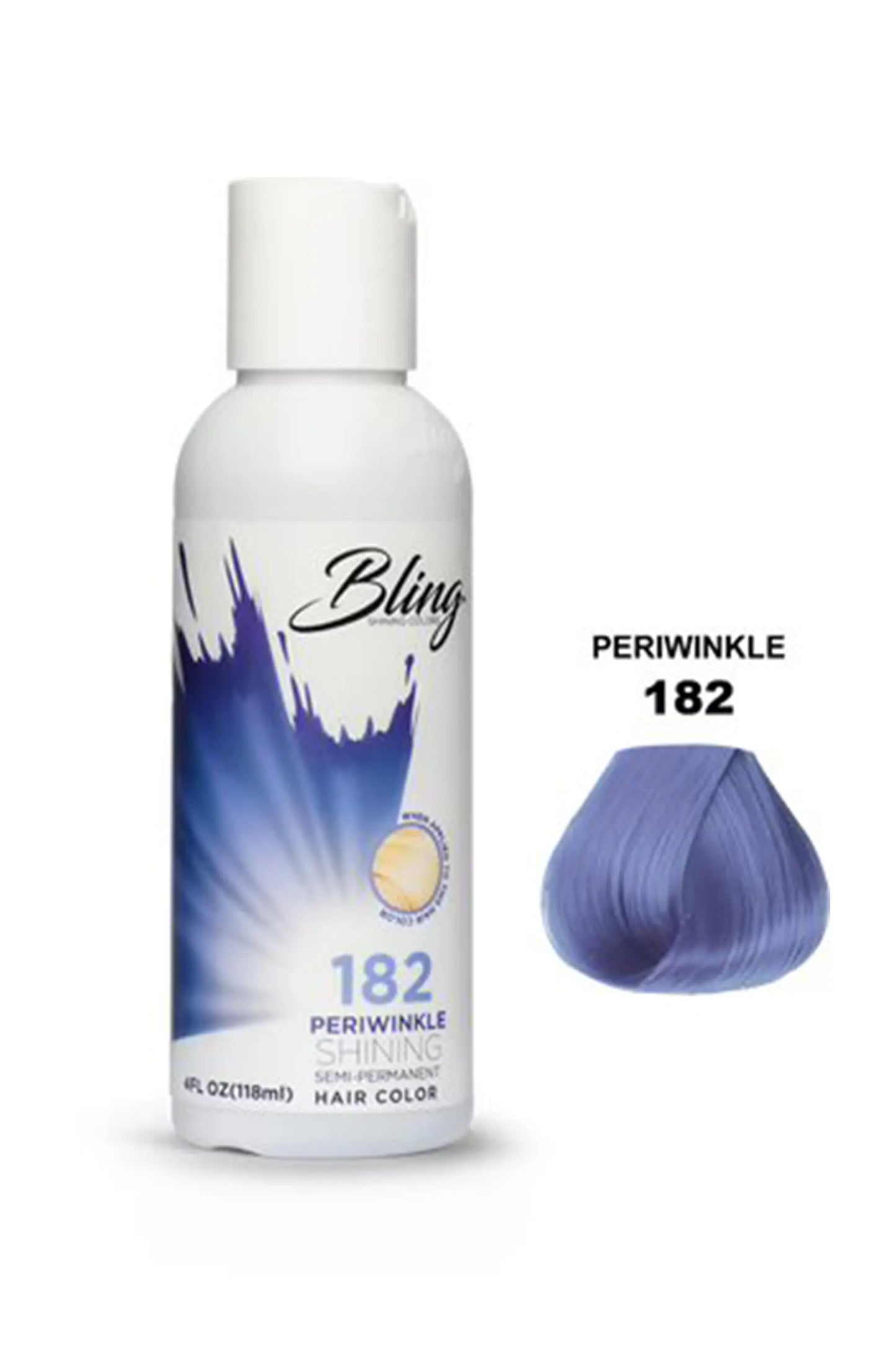 Bling Semi Permanent Hair Color 182 - Periwinkle 118 Ml