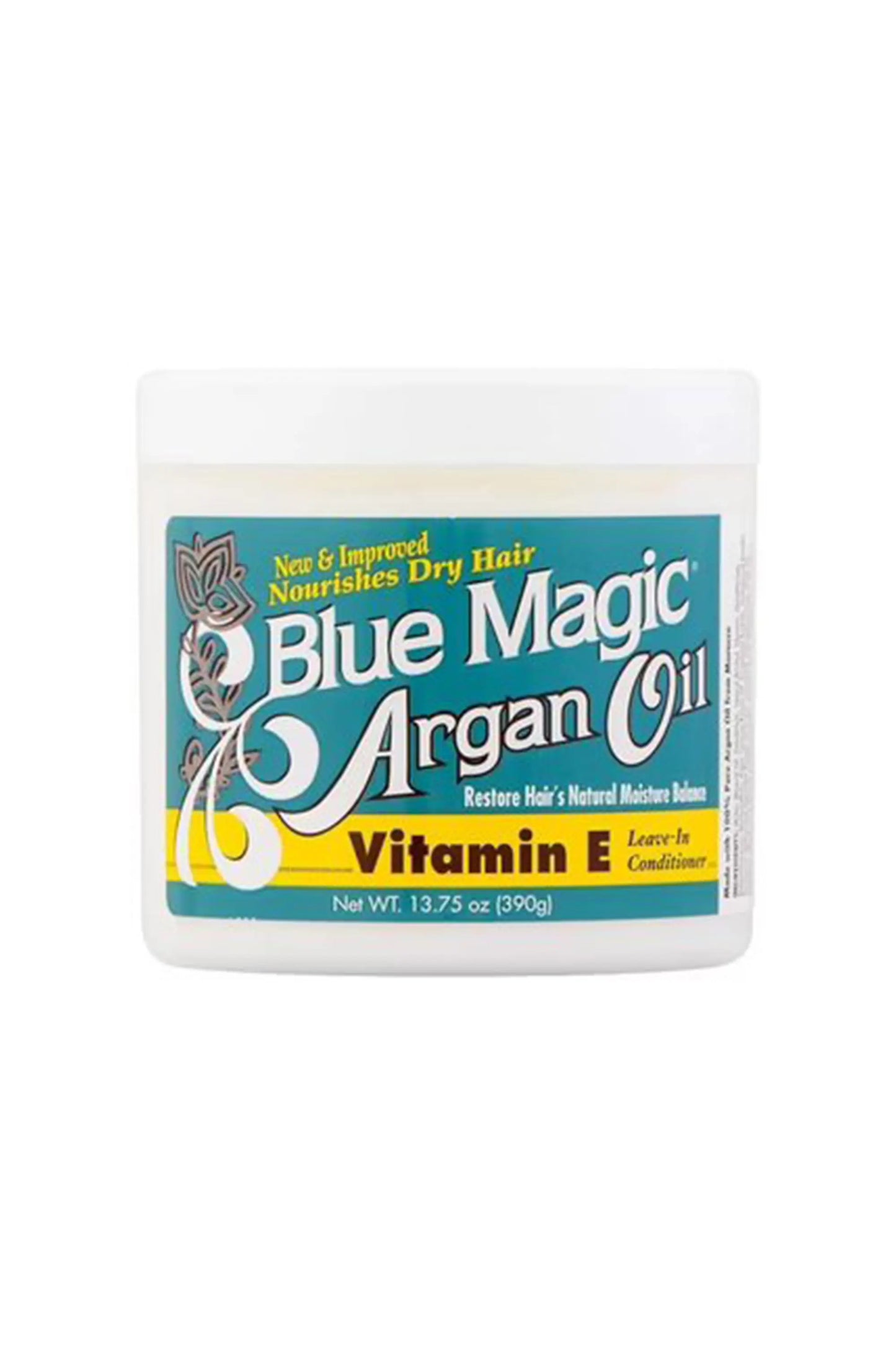Blue Magic ARGAN OIL Vitamin E - 13.75oz Jar