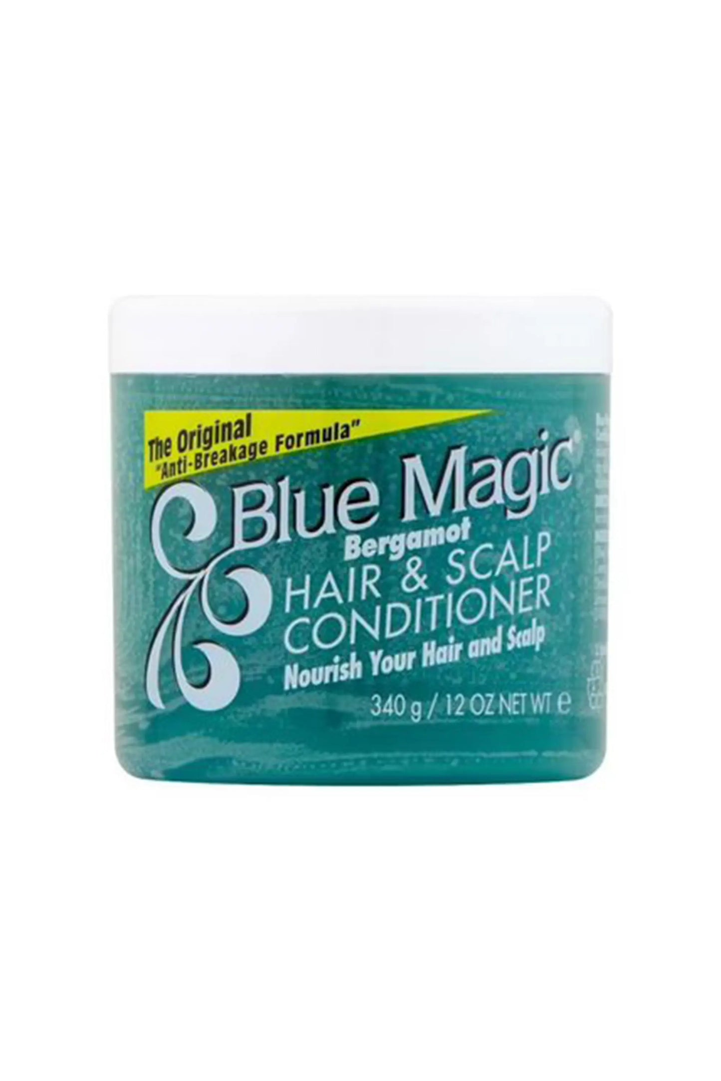 Blue Magic Bergamot Hair & Scalp Conditioner - 12oz Green Jar