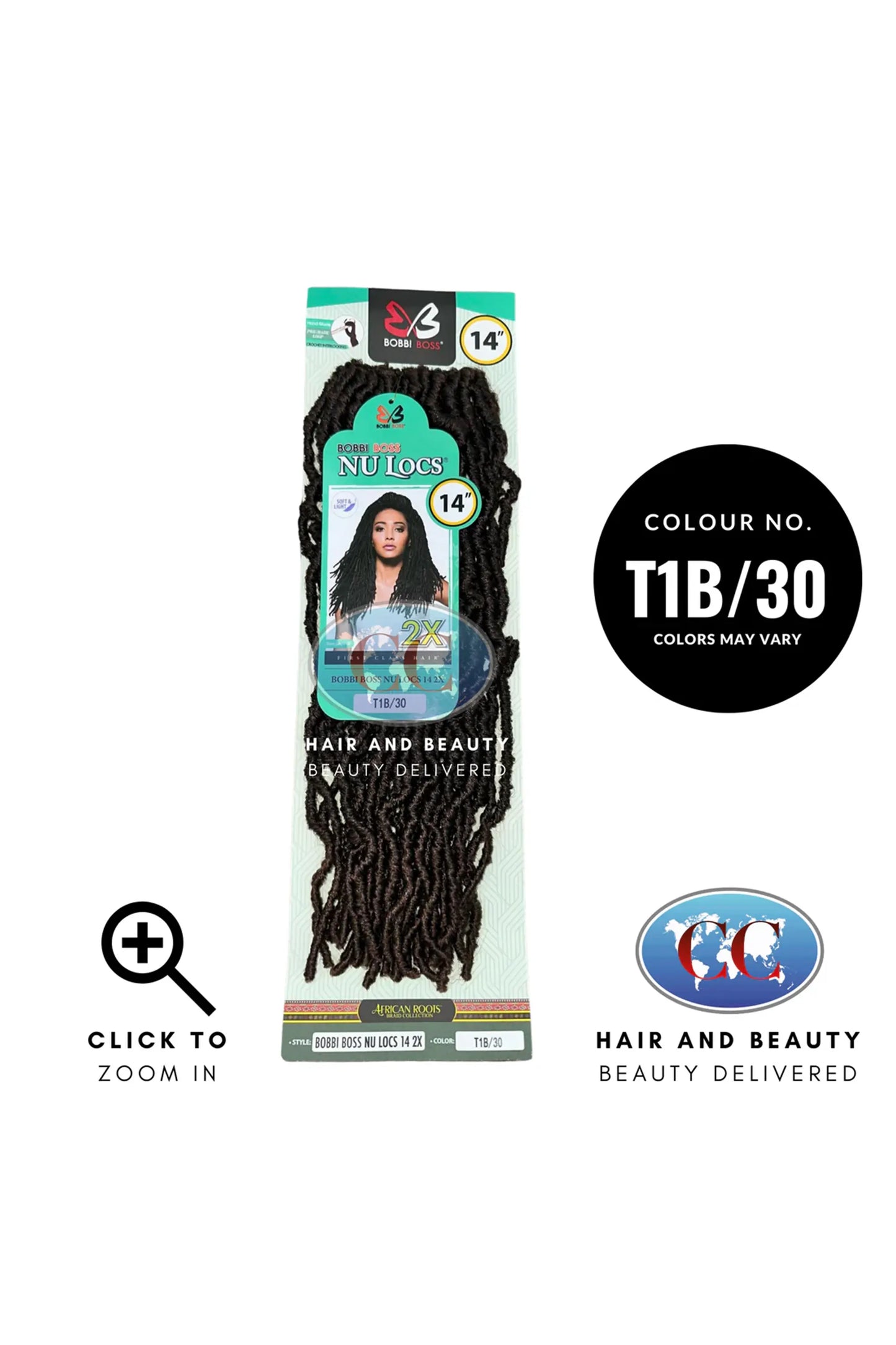 Bobbi Boss Crochet Braid - 2X Nu Locs 14"