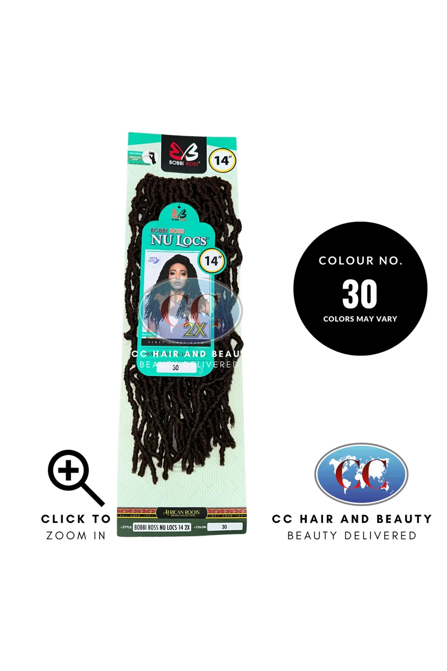 Bobbi Boss Crochet Braid - 2X Nu Locs 14"