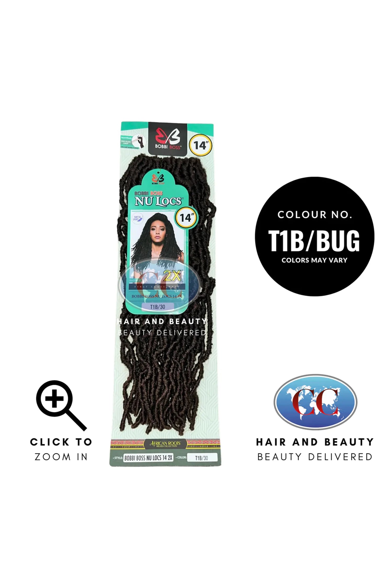 Bobbi Boss Crochet Braid - 2X Nu Locs 14"