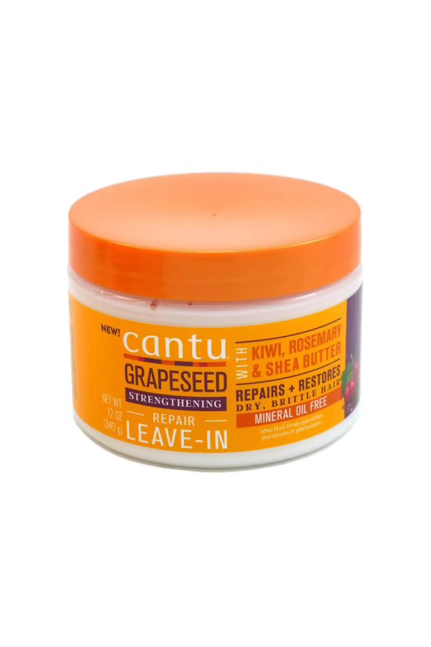 Cantu Grapeseed Leave-In Conditioner Repair Cream 340 Gr