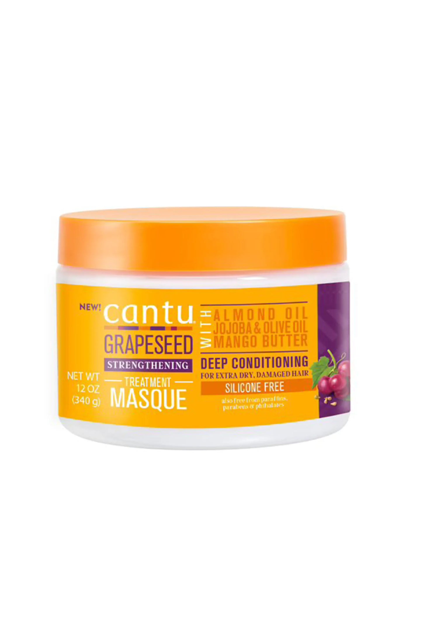 Cantu Grapeseed Strengthening Treatment Mask 340 Gr