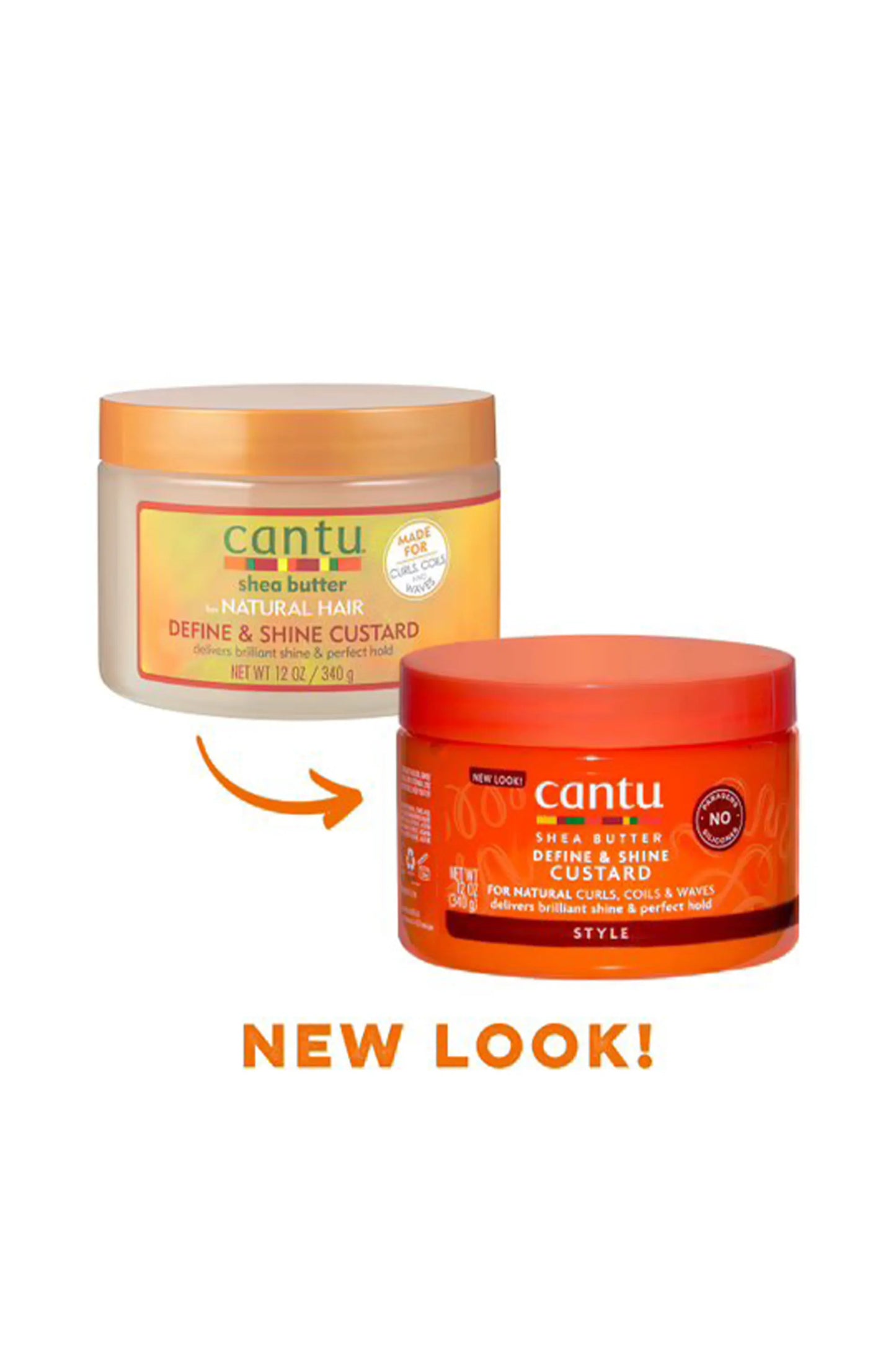 Cantu Shea Butter For Natural Hair Define & Shine Custard 340 Gr
