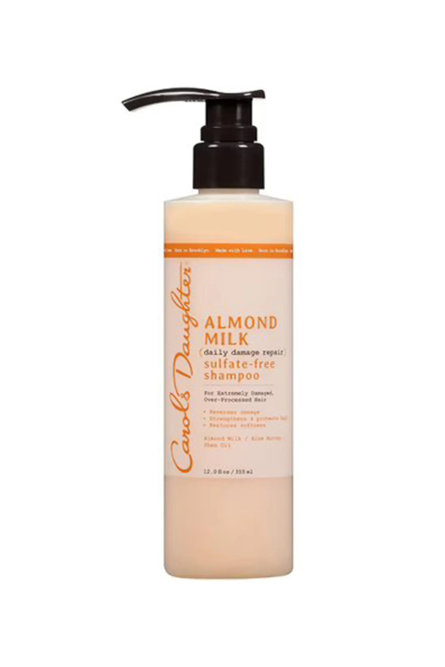 Carol's Daughter Almond Milk Daily Damage Repair Sulfate Free Shampoo 12 Oz/355ml