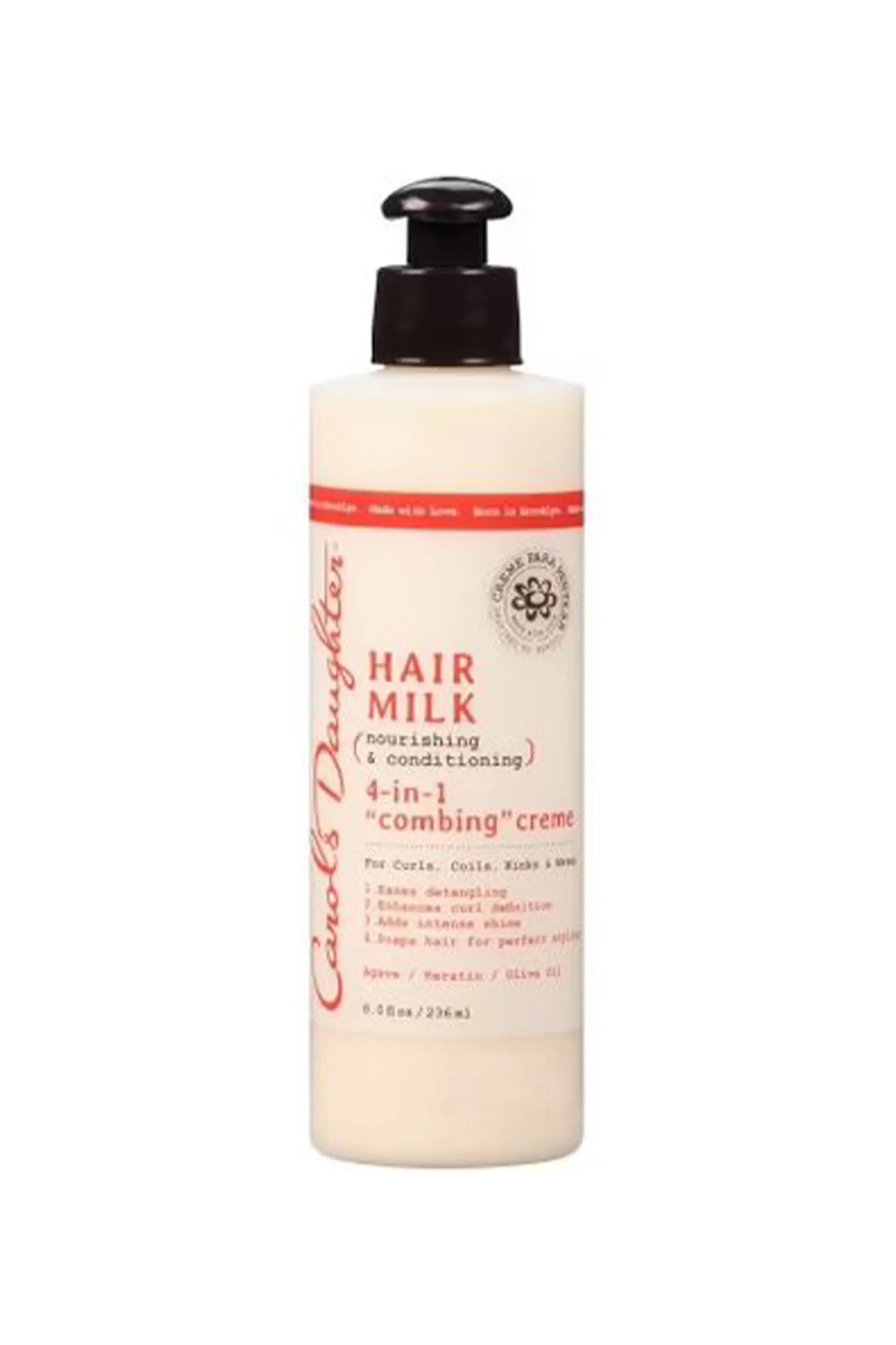 Carols Daughter Hair Milk 4-In-1 Combing Cream 8 Oz