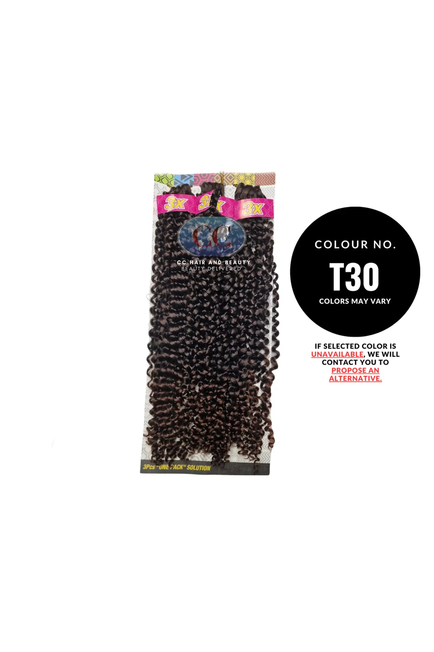 Cherish Bulk Water Wave 3x Value Pack 18''
