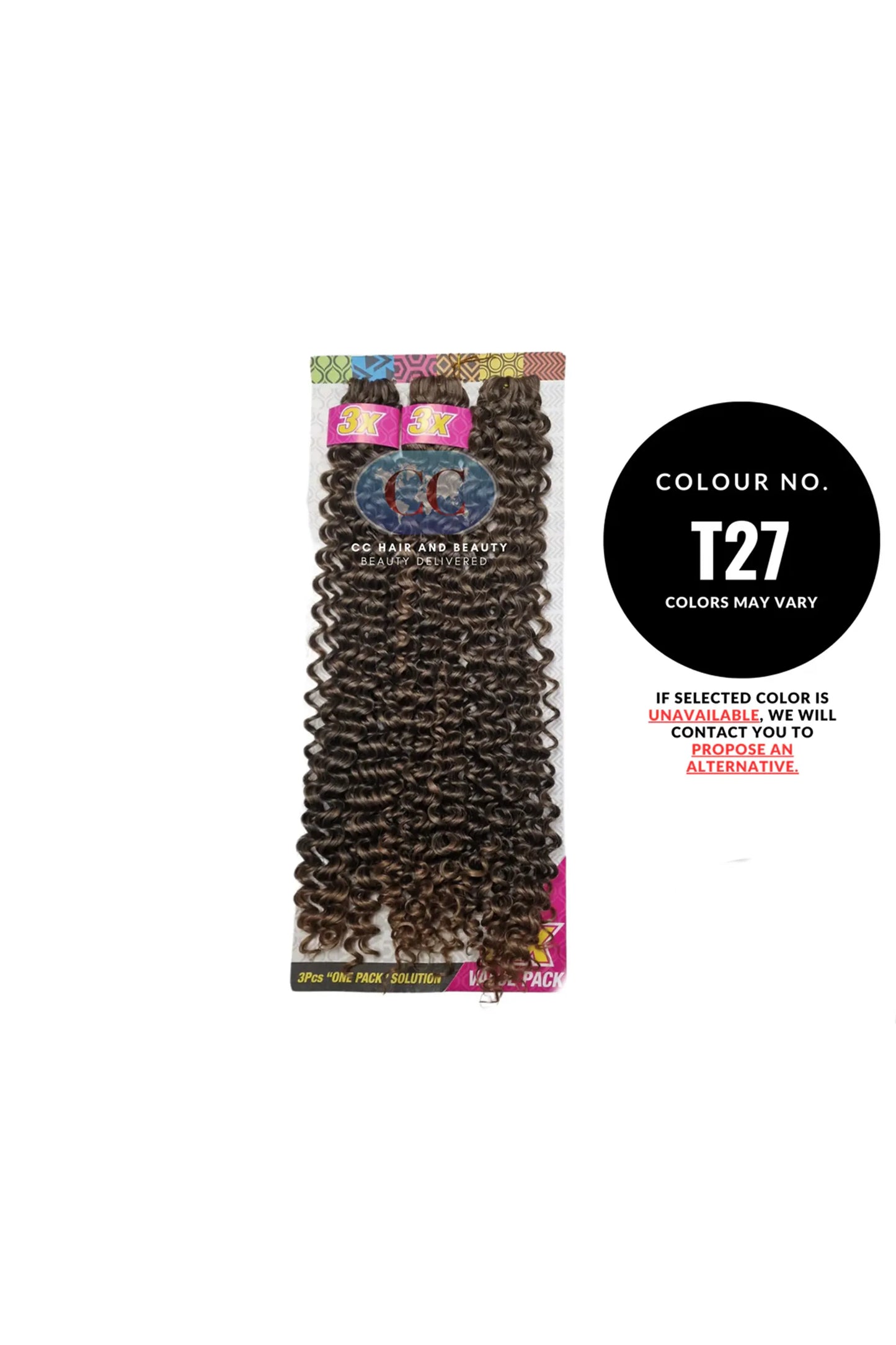 Cherish Bulk Water Wave 3x Value Pack 18''