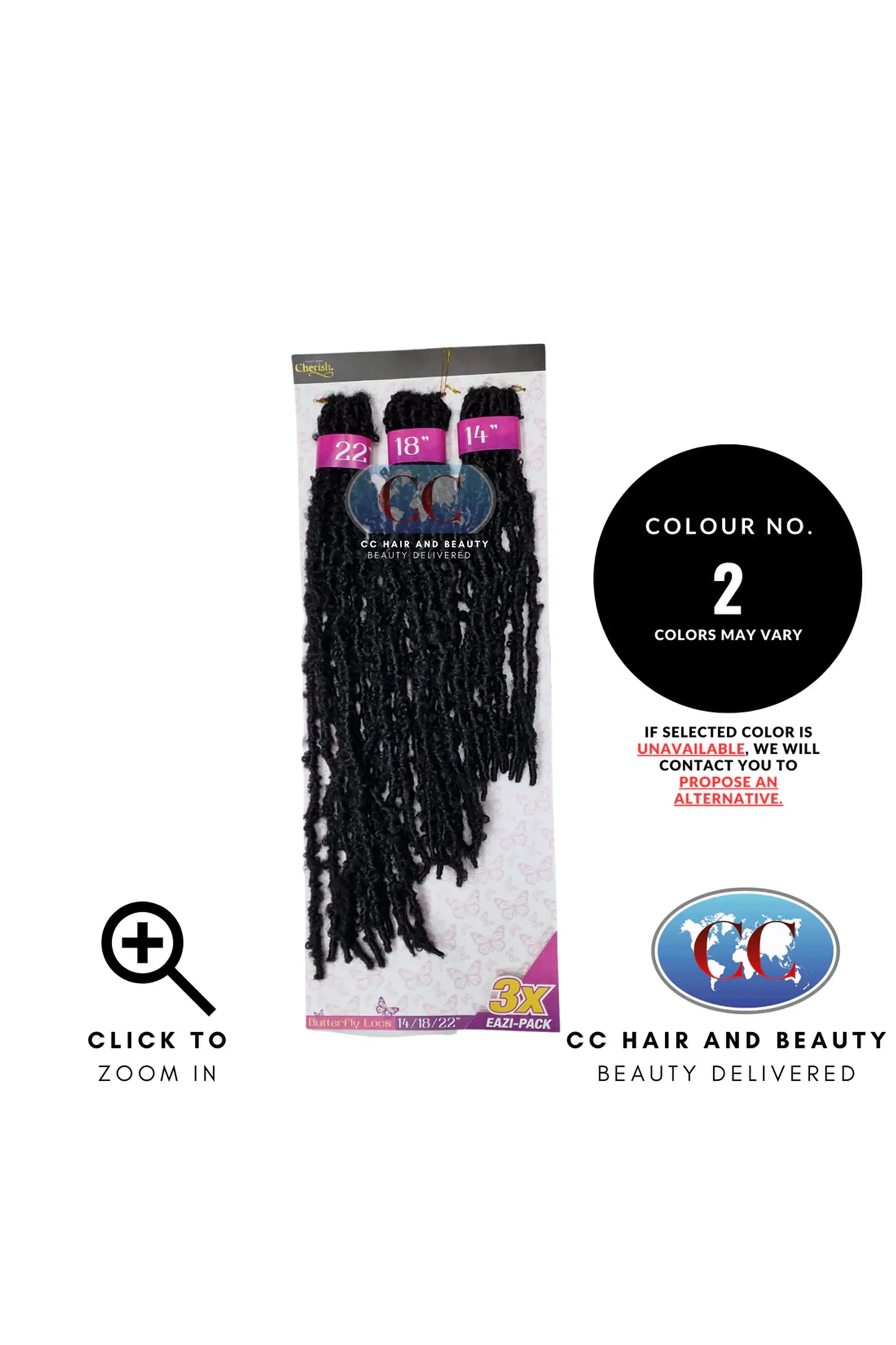 Cherish Butterfly Locs 3X Eazi Pack 14''/18''/22''