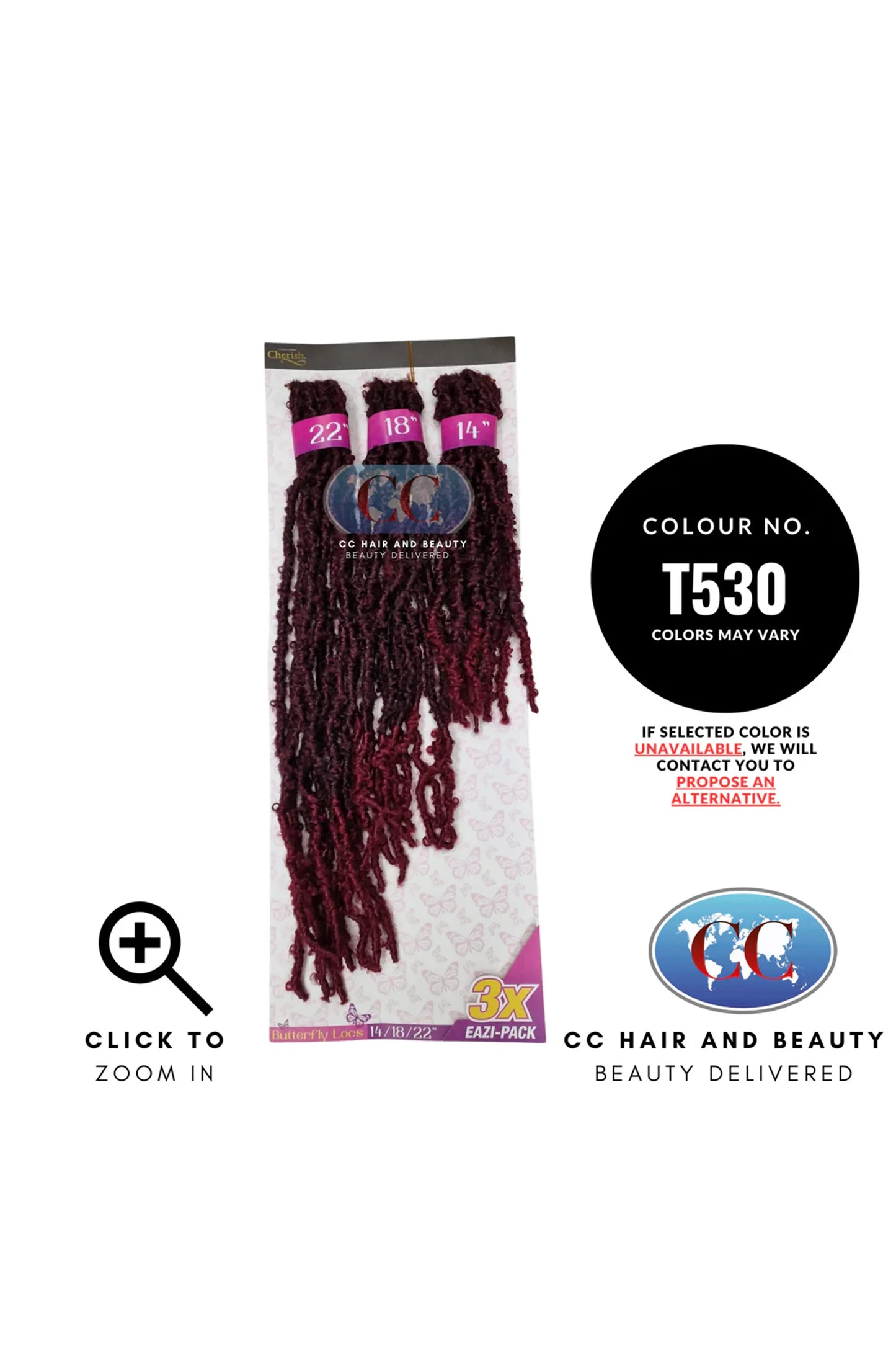 Cherish Butterfly Locs 3X Eazi Pack 14''/18''/22''