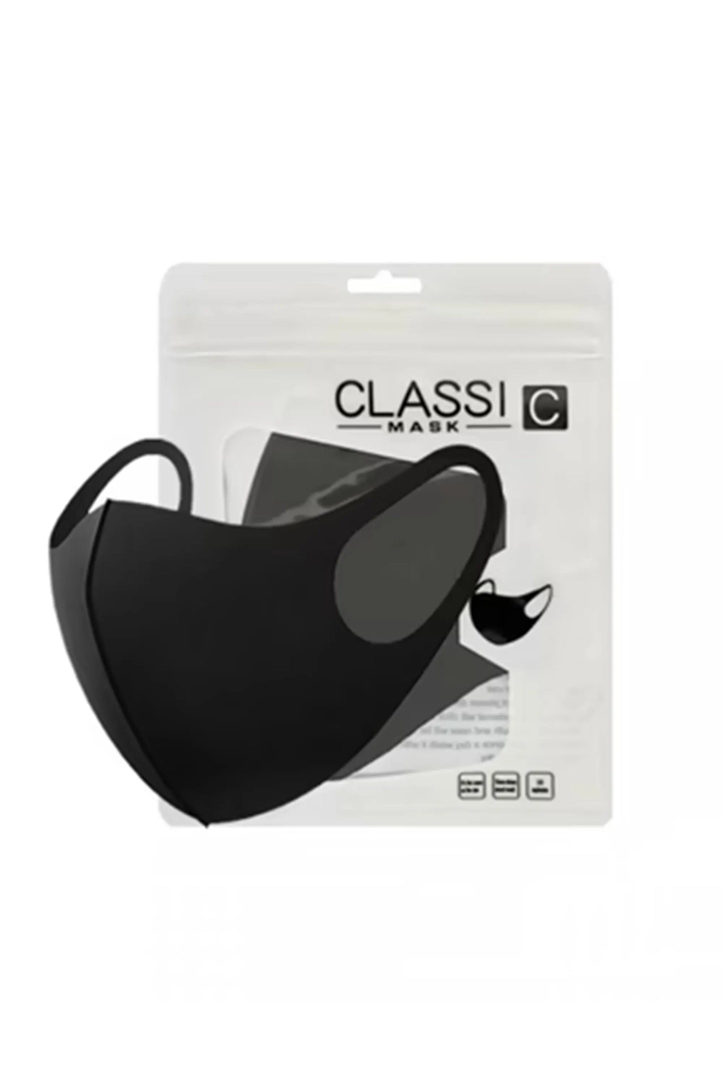 Classic Protective Terylene Mask Black