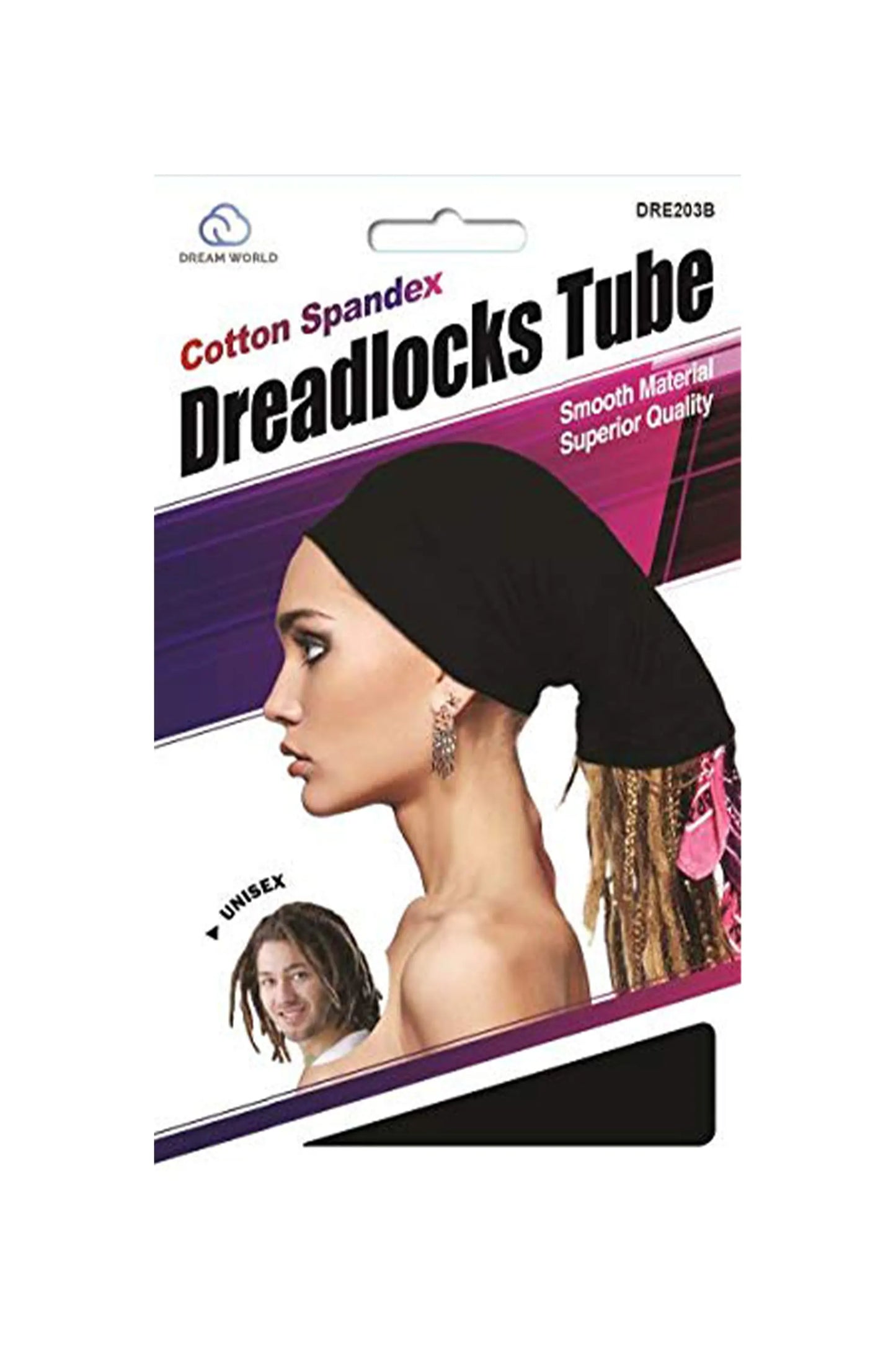 Cotton Spandex Dreadlocks Tube-Dre203B