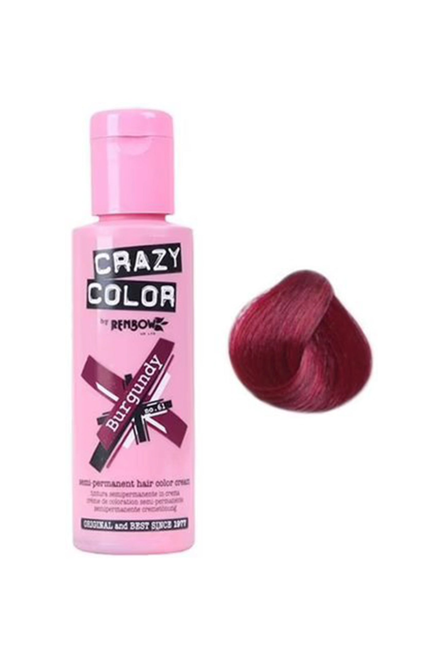 Crazy Color Burgundy