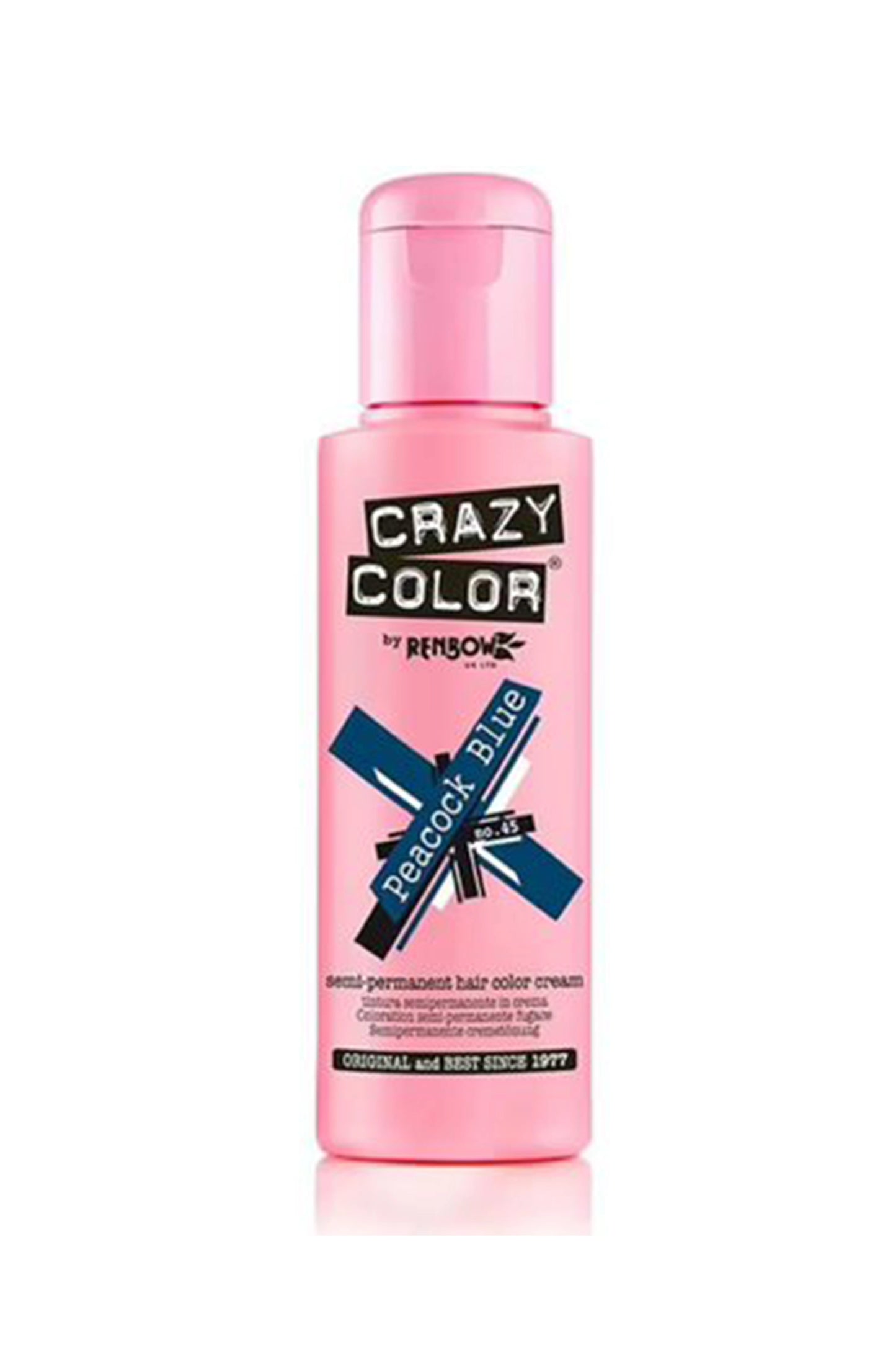 Crazy Color Peacock Blue