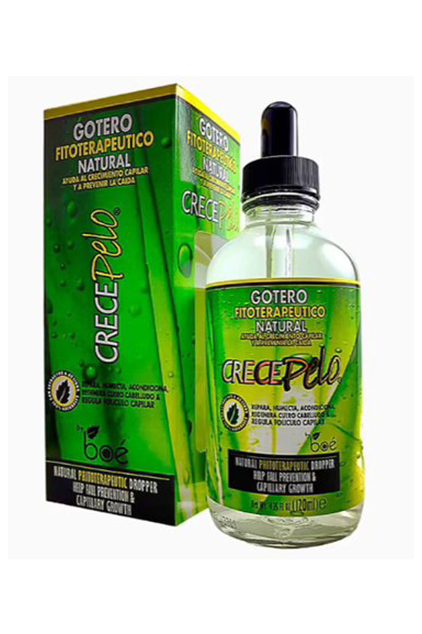 Crece Pelo Natural Phytherapeutic Dropper Gotero 4oz