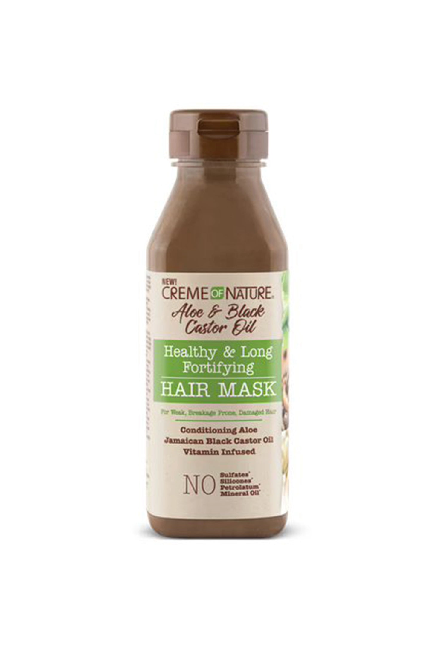 Creme Of Nature Aloe & Black Castor Oil Healthy & Long Fortifying Hair Mask 355 Ml