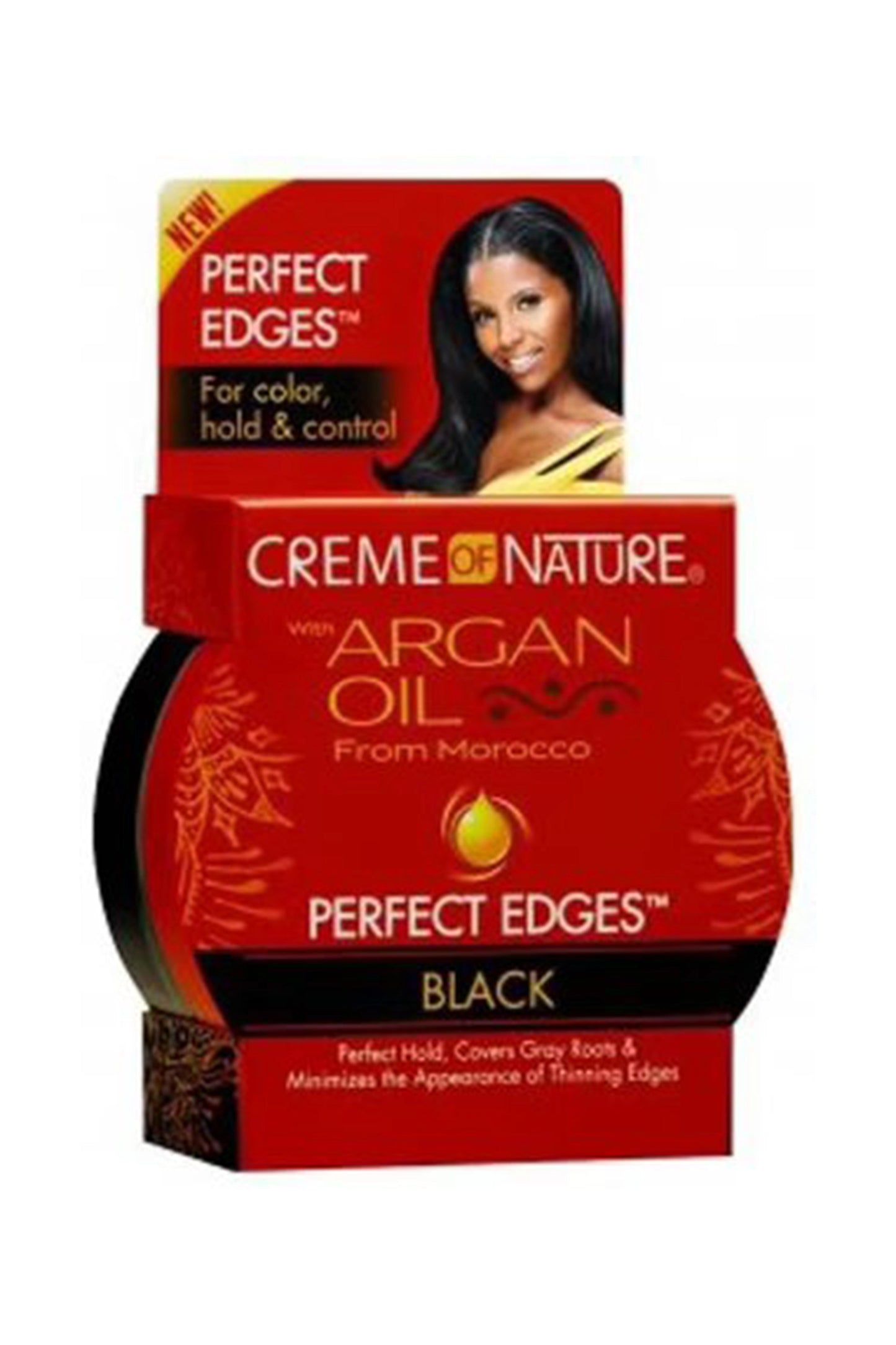 Creme Of Nature Argan Oil Perfect Edges Black 2.25oz