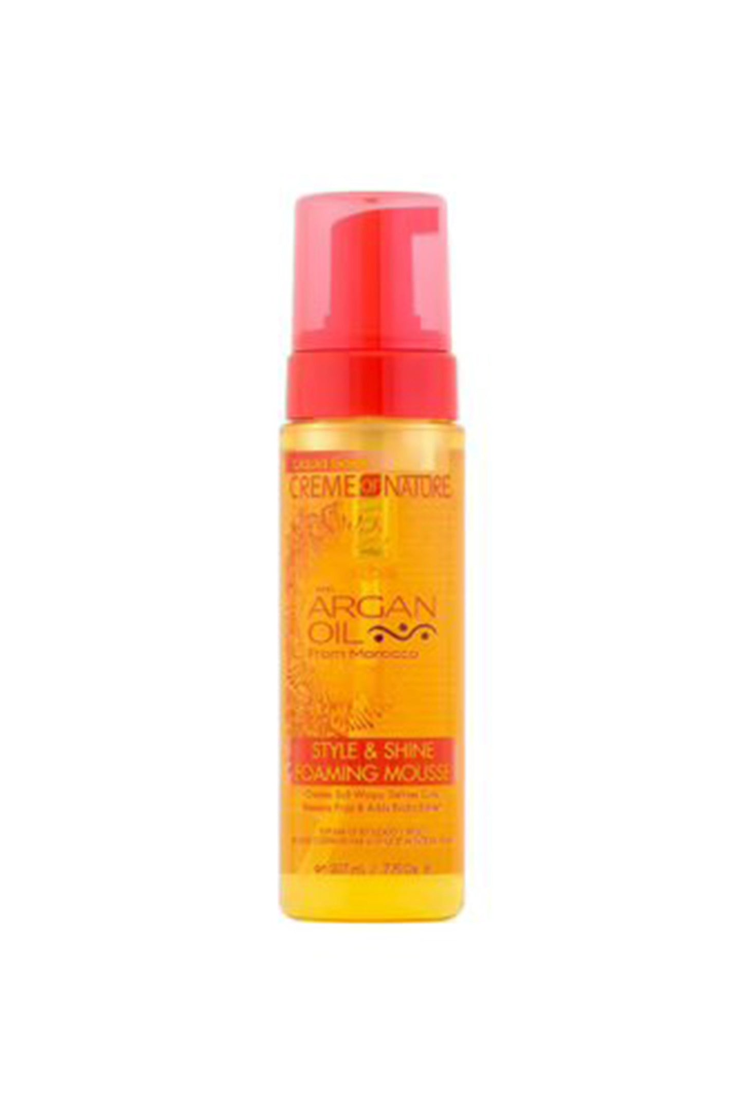 Creme Of Nature Argan Oil Style & Shine Foaming Mousse 207 Ml / 7oz