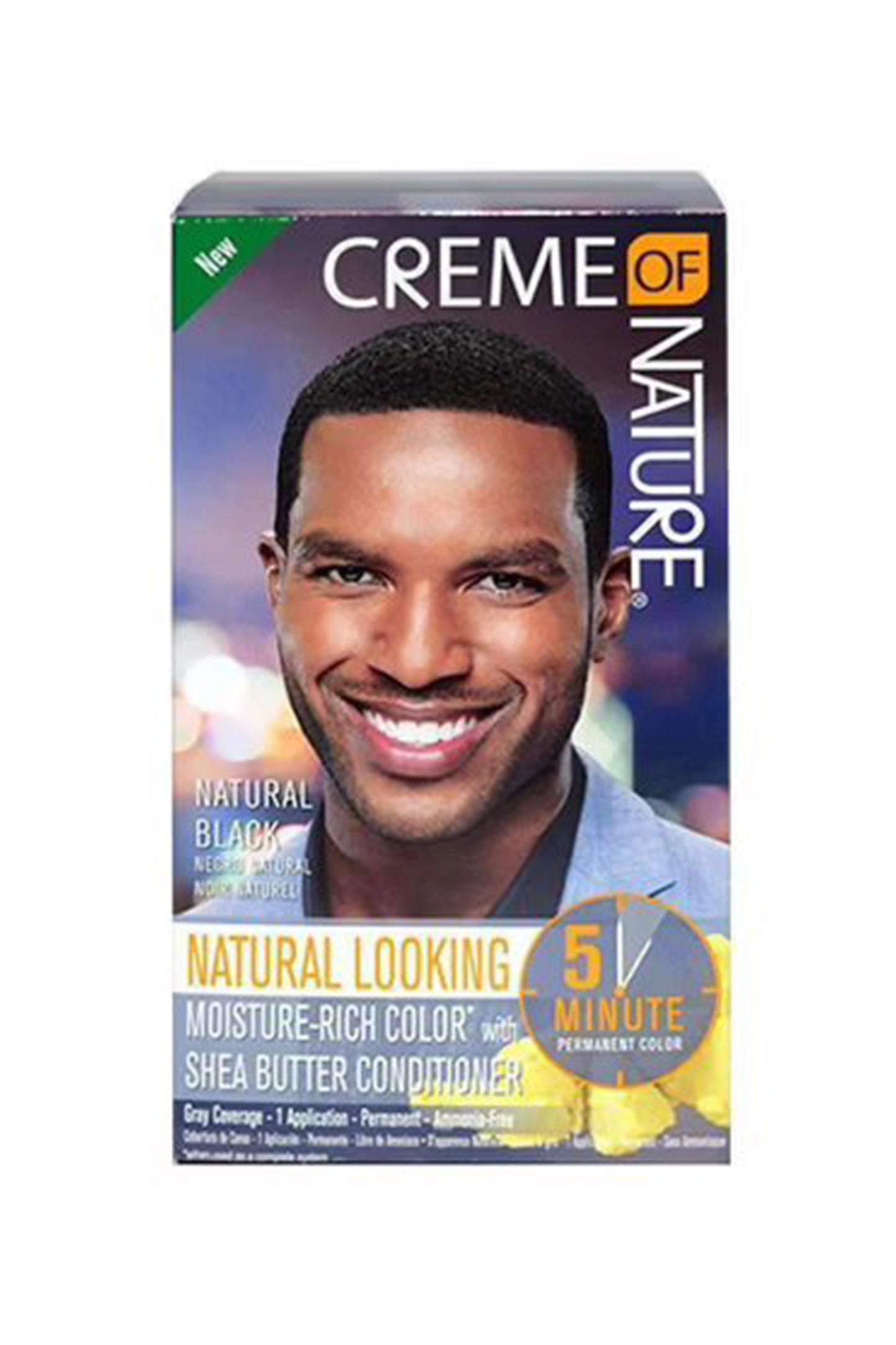 Creme Of Nature Men Hair Color Natural Black