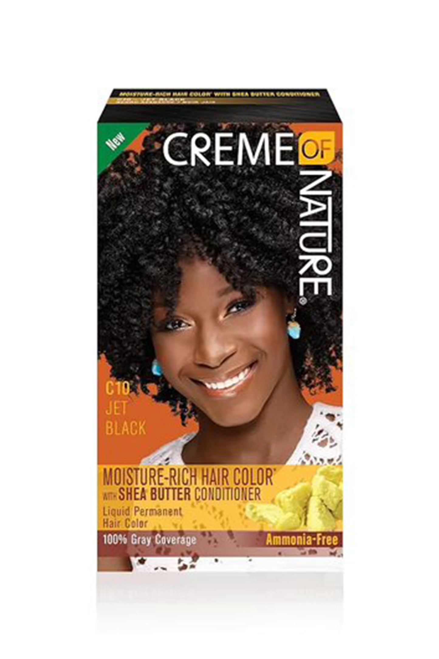 Creme Of Nature Moisture-Rich Hair Color Kit - C10 Jet Black