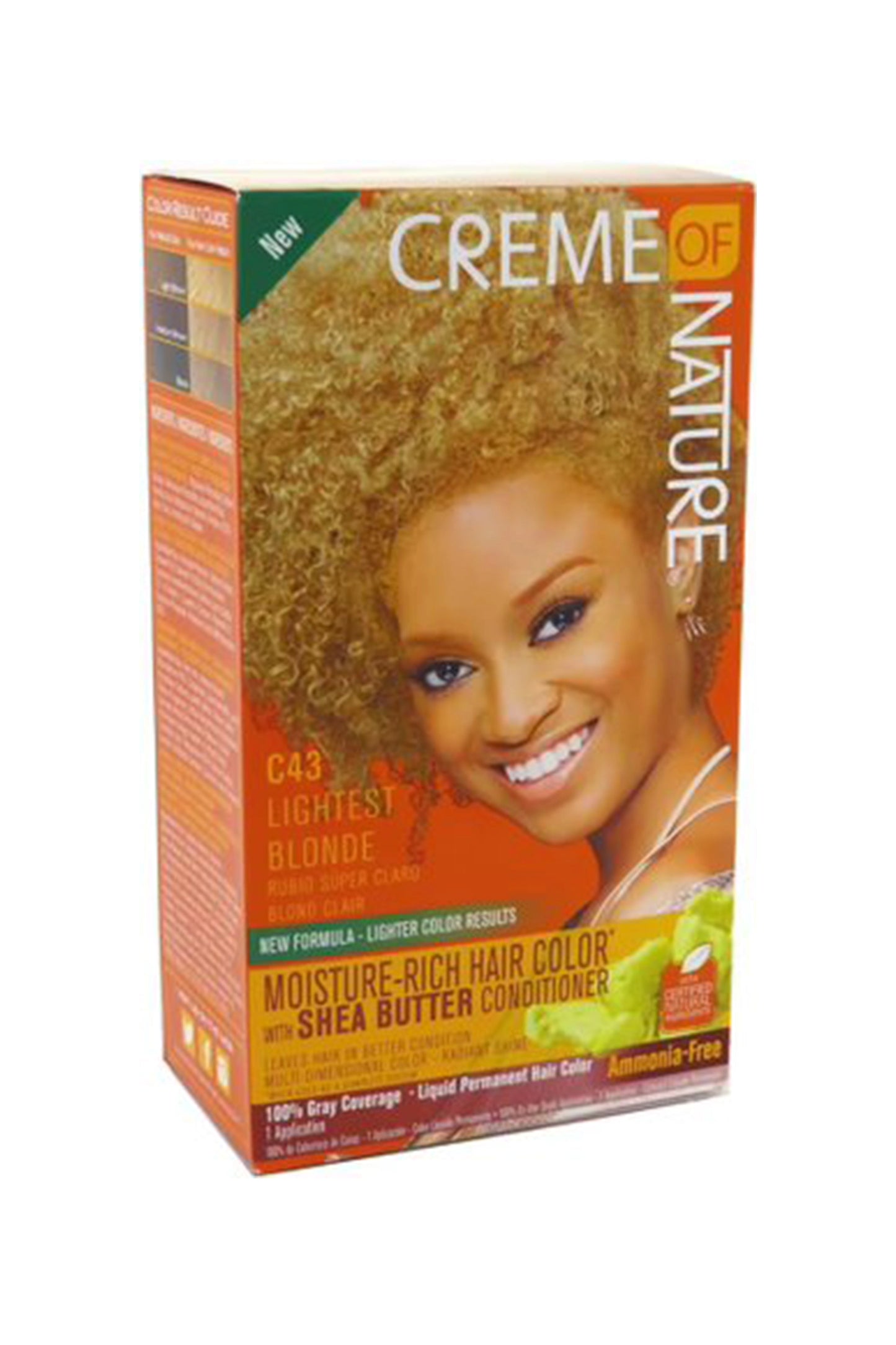 Creme Of Nature Moisture-Rich Hair Color Kit - C43 Lightest Blonde