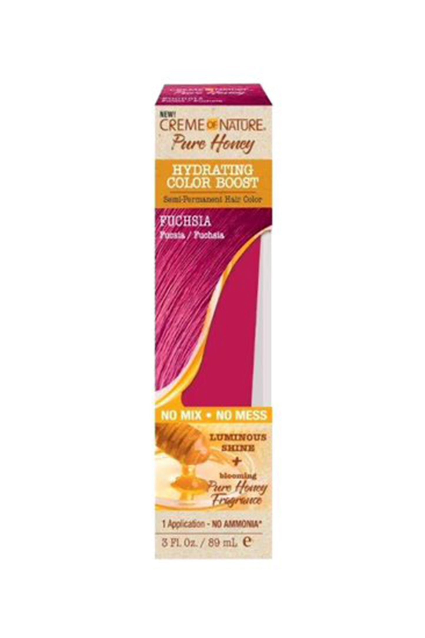 Creme Of Nature Pure Honey Color Boost 89ml - Fuchsia