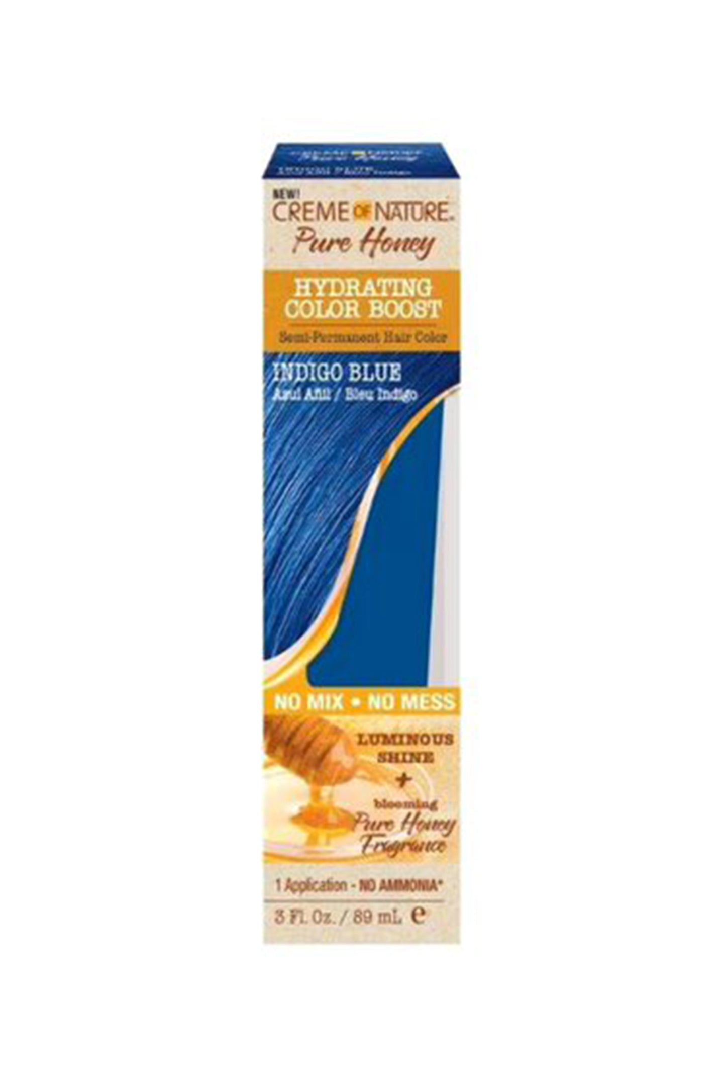 Creme Of Nature Pure Honey Color Boost 89ml- Indigo Blue