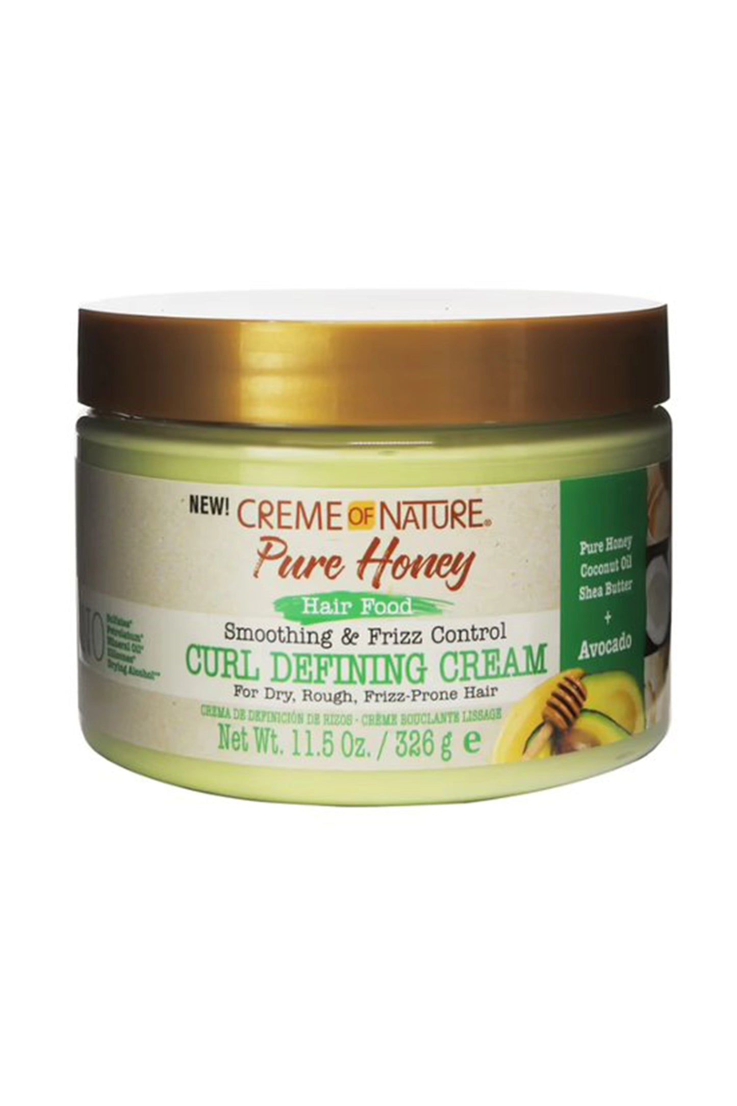 Creme Of Nature Pure Honey Hair Food Curl Cream 11.5oz